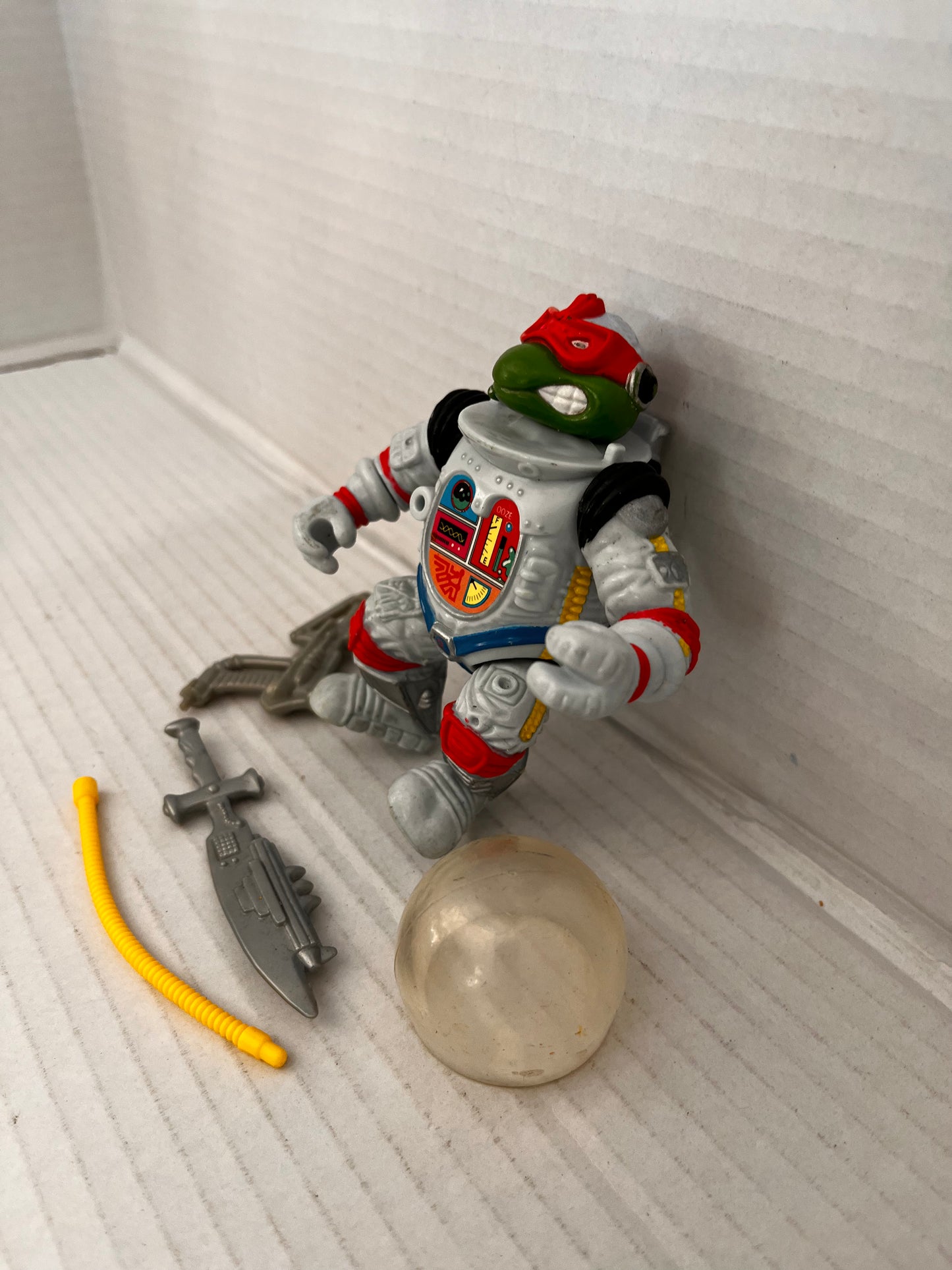 Vtg TMNT Disguised Turtles RAPH THE SPACE CADET 100% COMPLETE #2