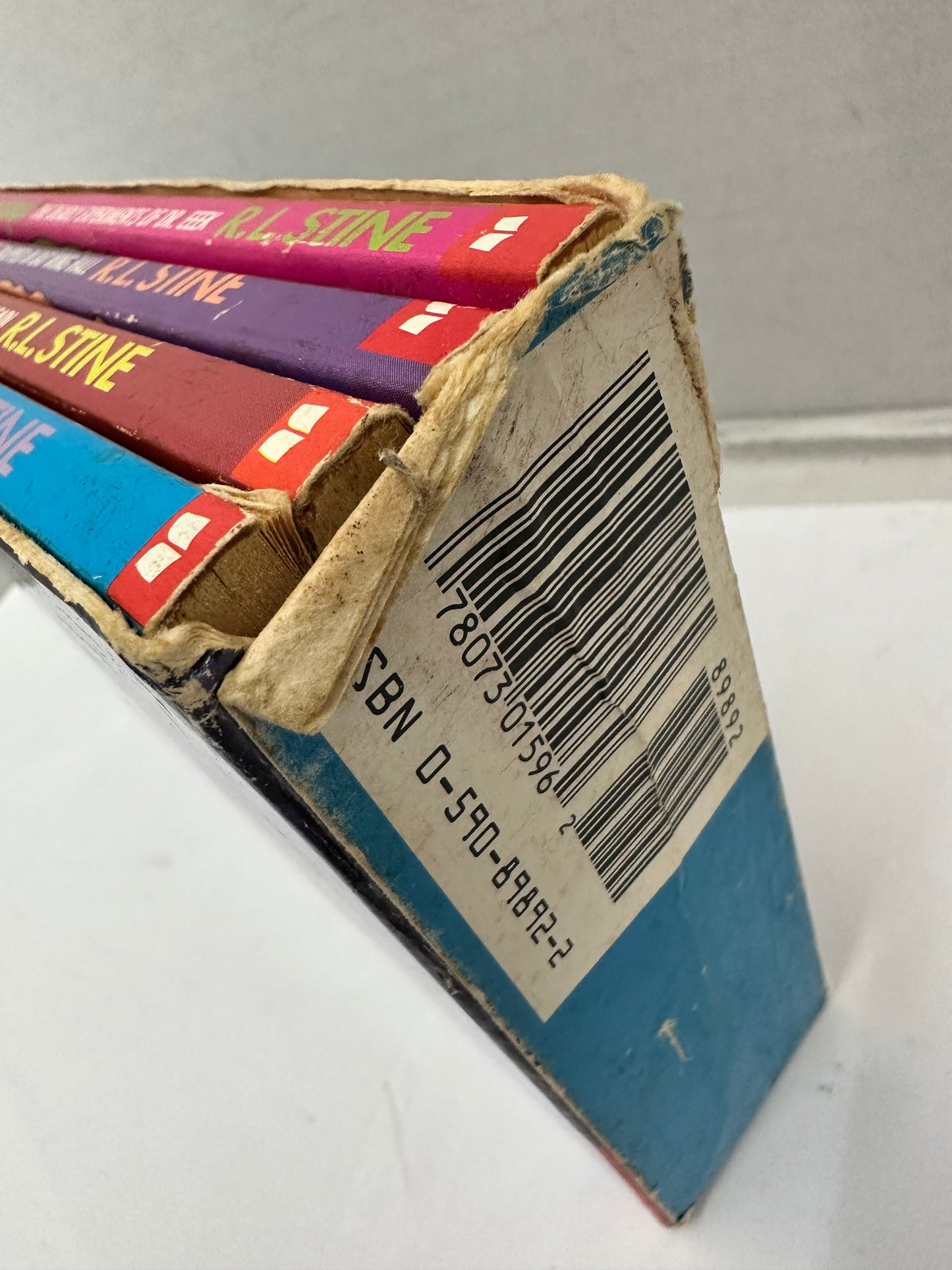 Give Yourself Goosebumps #1-4 Box Set R.L. Stine Scholastic VTG