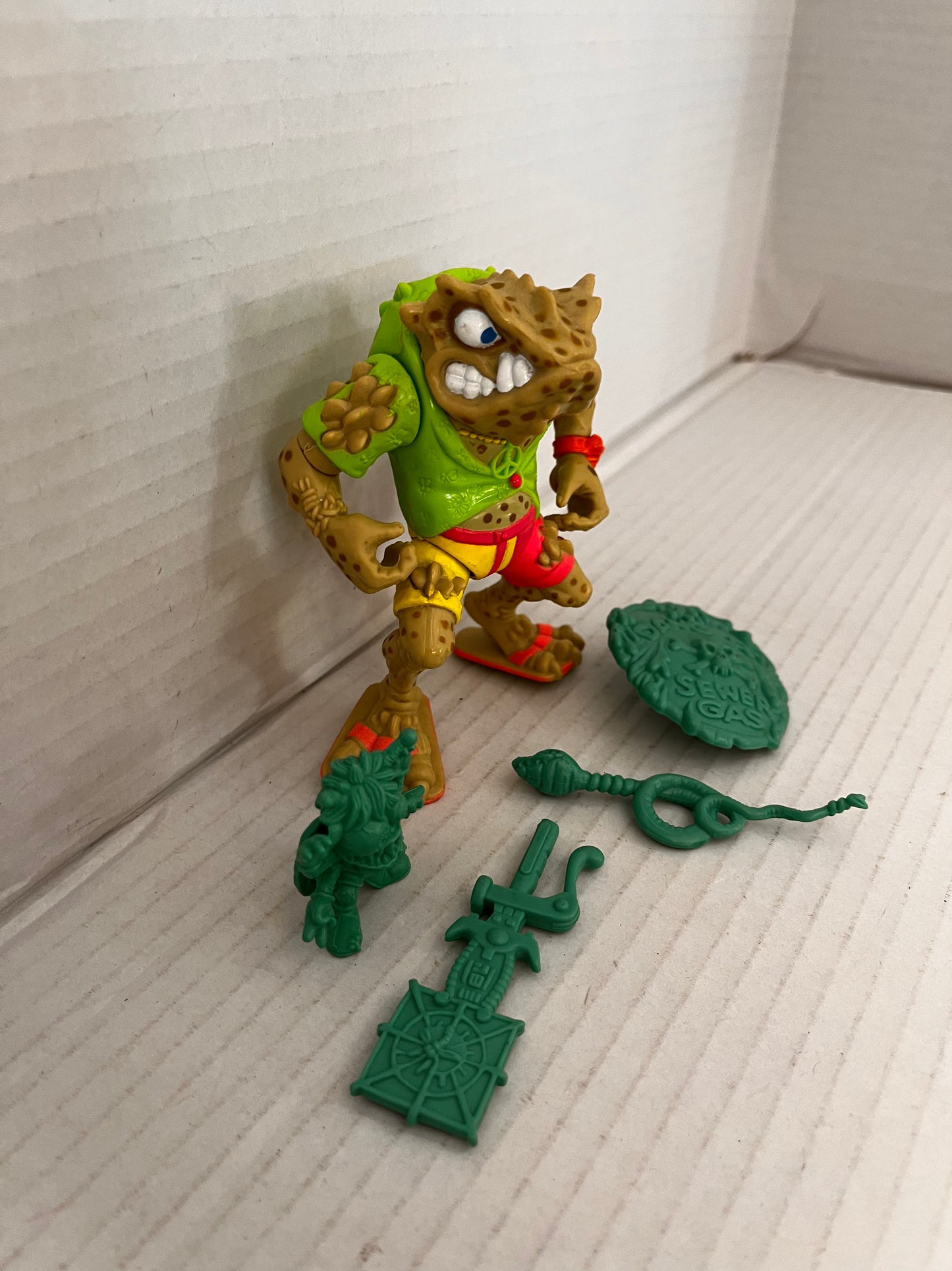 Vintage Teenage Mutant Ninja Turtles TMNT NAPOLEON BONAFROG Complete 1990 - #1