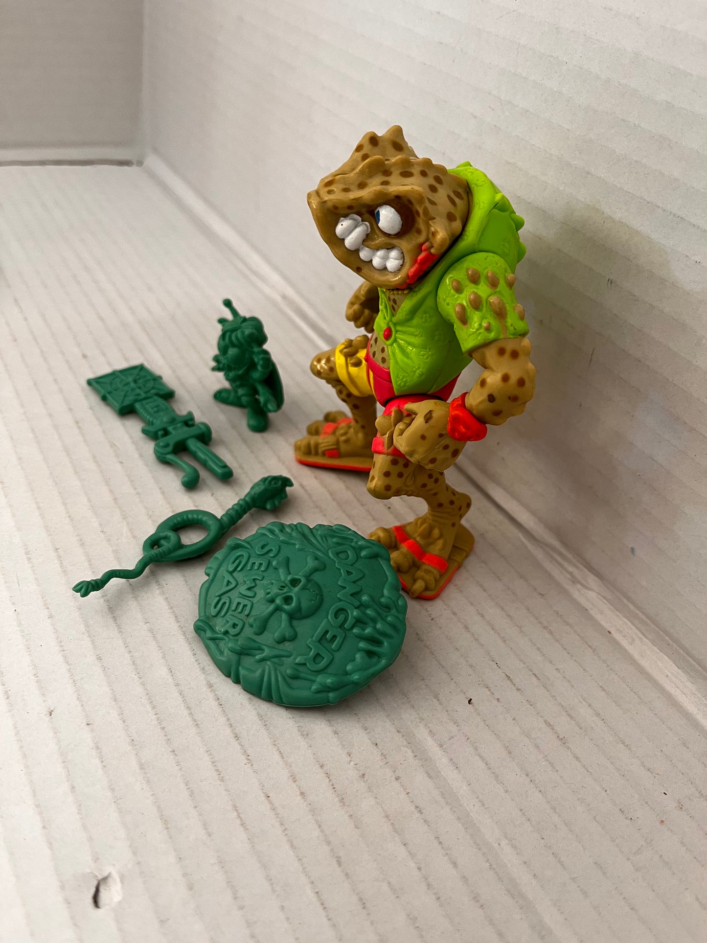 Vintage Teenage Mutant Ninja Turtles TMNT NAPOLEON BONAFROG Complete 1990 - #1