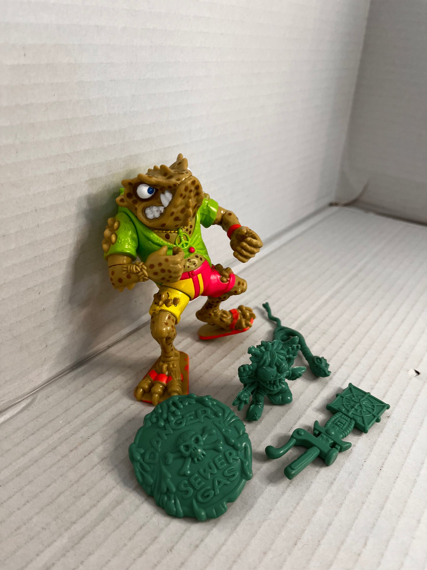 Vintage Teenage Mutant Ninja Turtles TMNT NAPOLEON BONAFROG Complete 1990 - #2