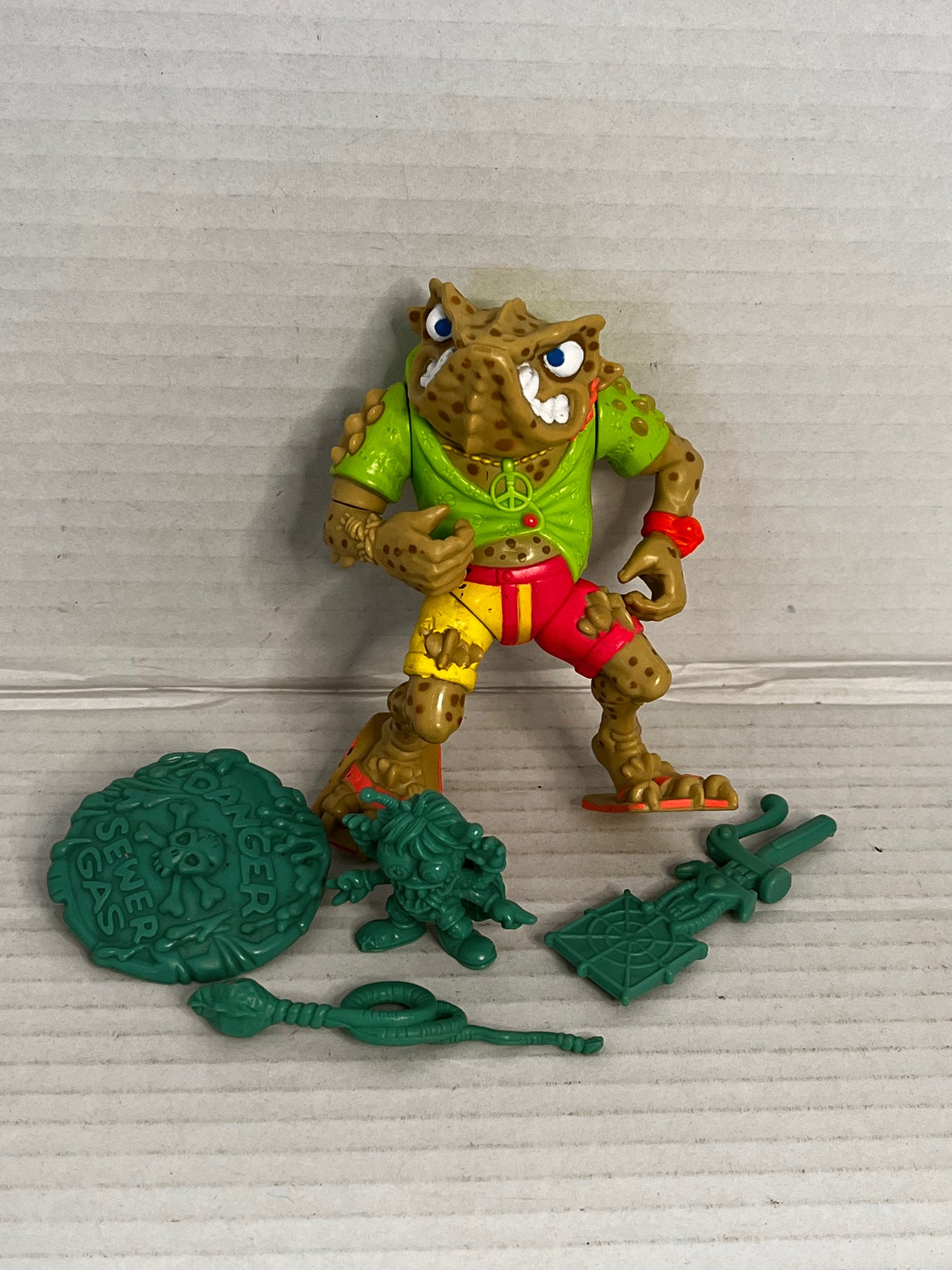 Vintage Teenage Mutant Ninja Turtles TMNT NAPOLEON BONAFROG Complete 1990 - #3