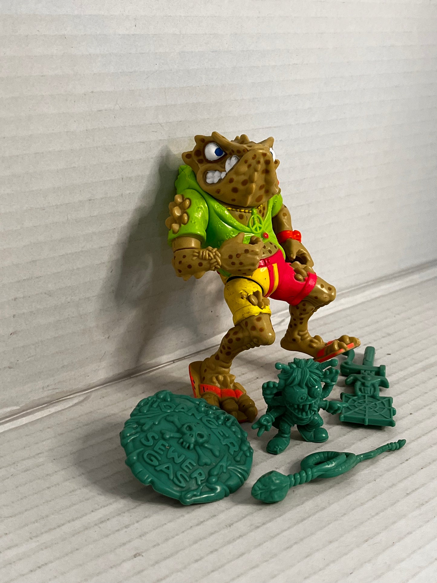 Vintage Teenage Mutant Ninja Turtles TMNT NAPOLEON BONAFROG Complete 1990 - #3