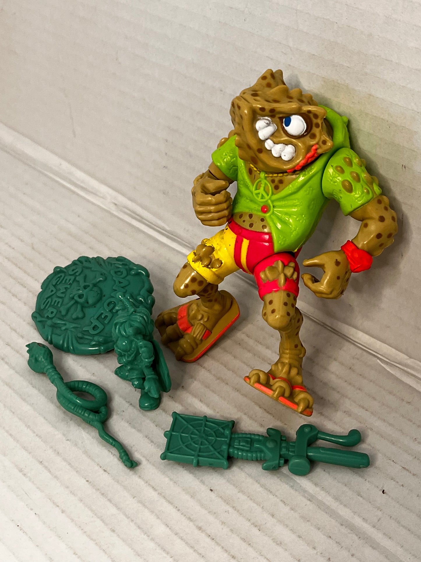 Vintage Teenage Mutant Ninja Turtles TMNT NAPOLEON BONAFROG Complete 1990 - #3
