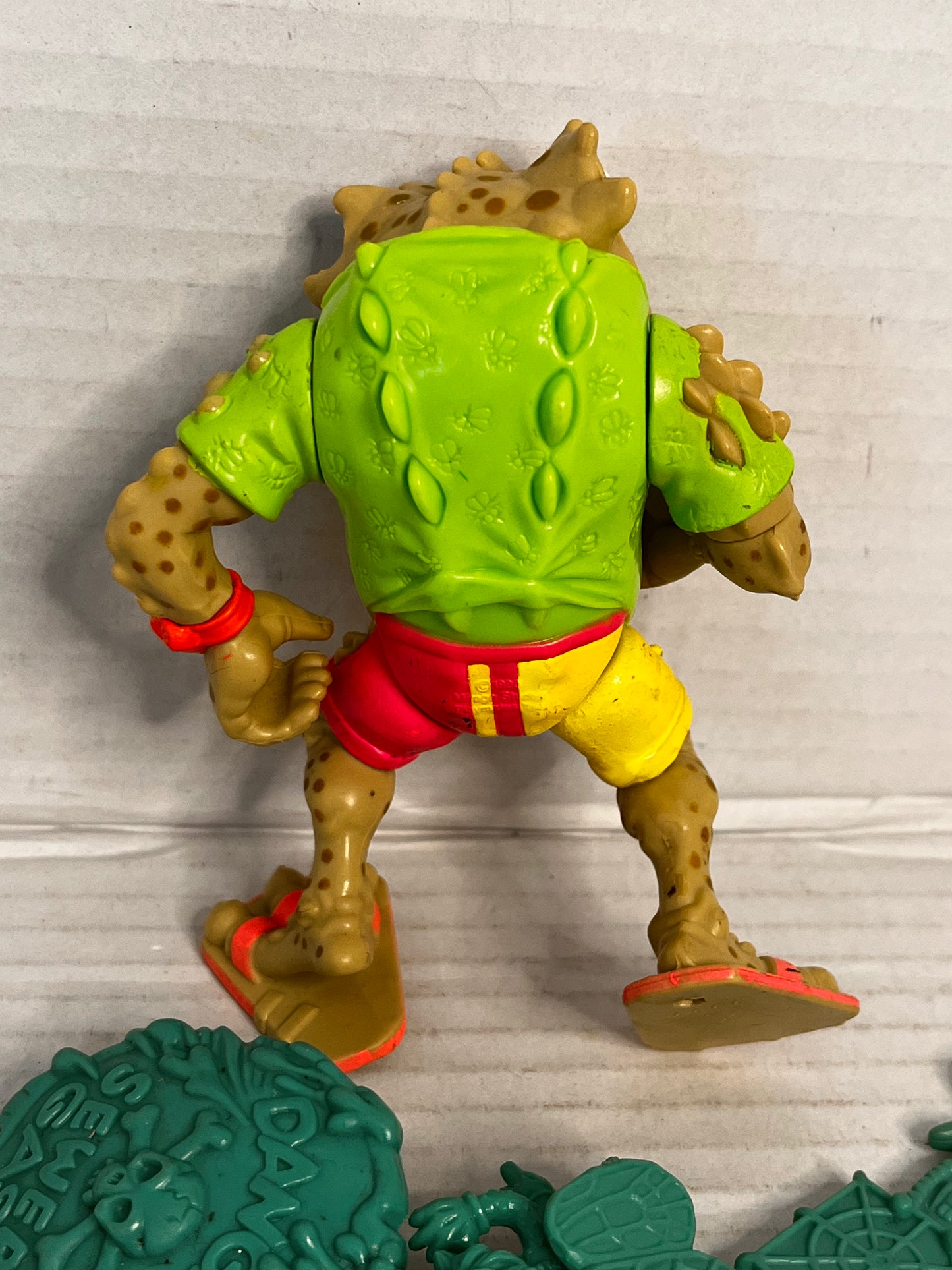 Vintage Teenage Mutant Ninja Turtles TMNT NAPOLEON BONAFROG Complete 1990 - #3