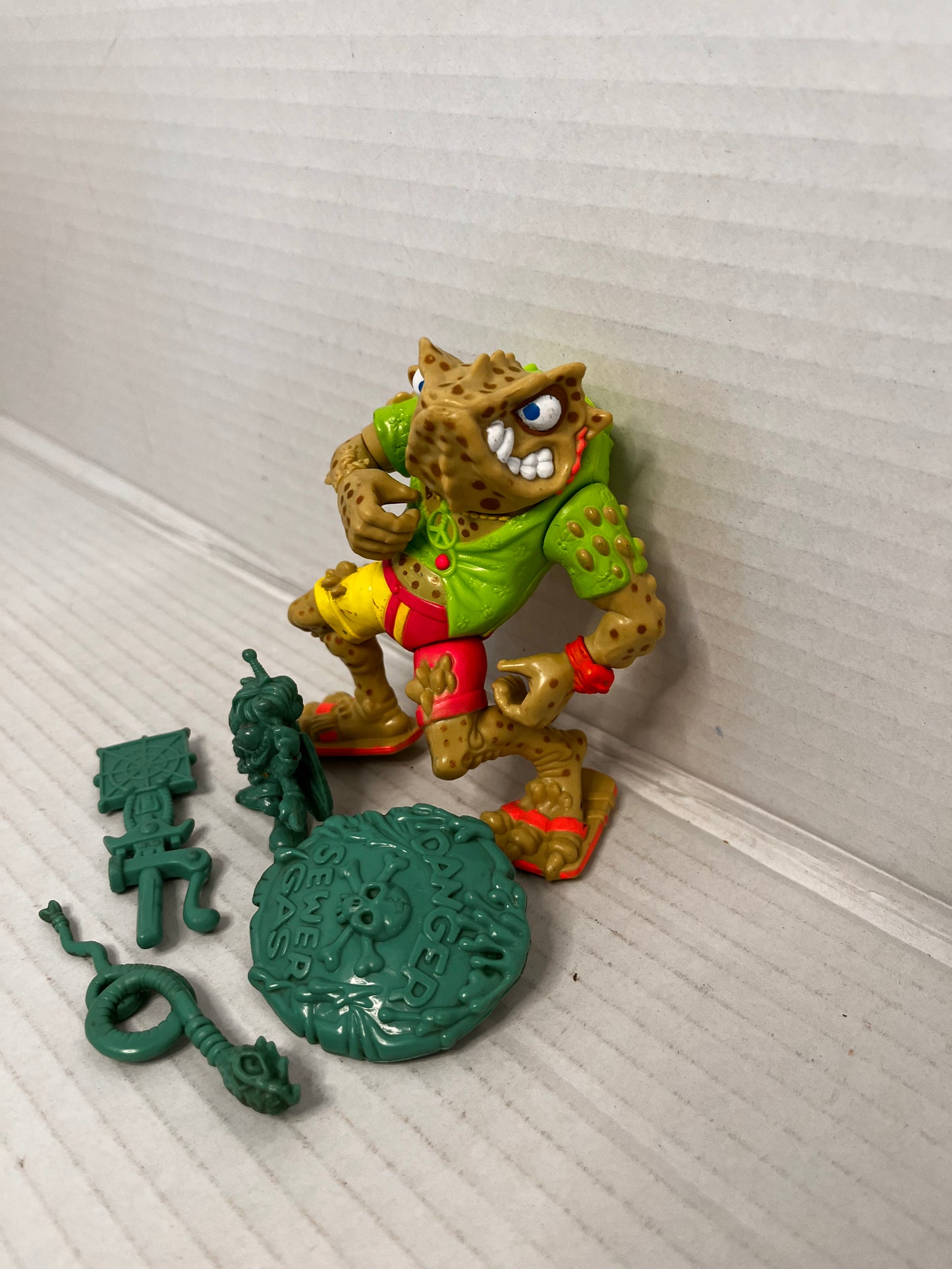Vintage Teenage Mutant Ninja Turtles TMNT NAPOLEON BONAFROG Complete 1990 - #4
