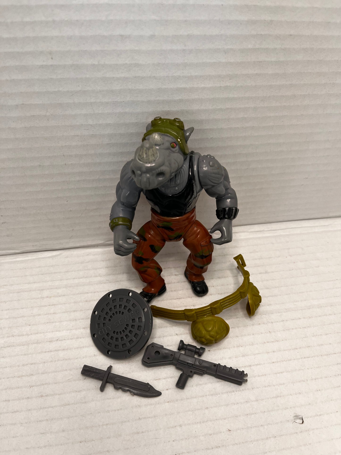 1988 Rocksteady TMNT Teenage Mutant Ninja Turtles 100% COMPLETE