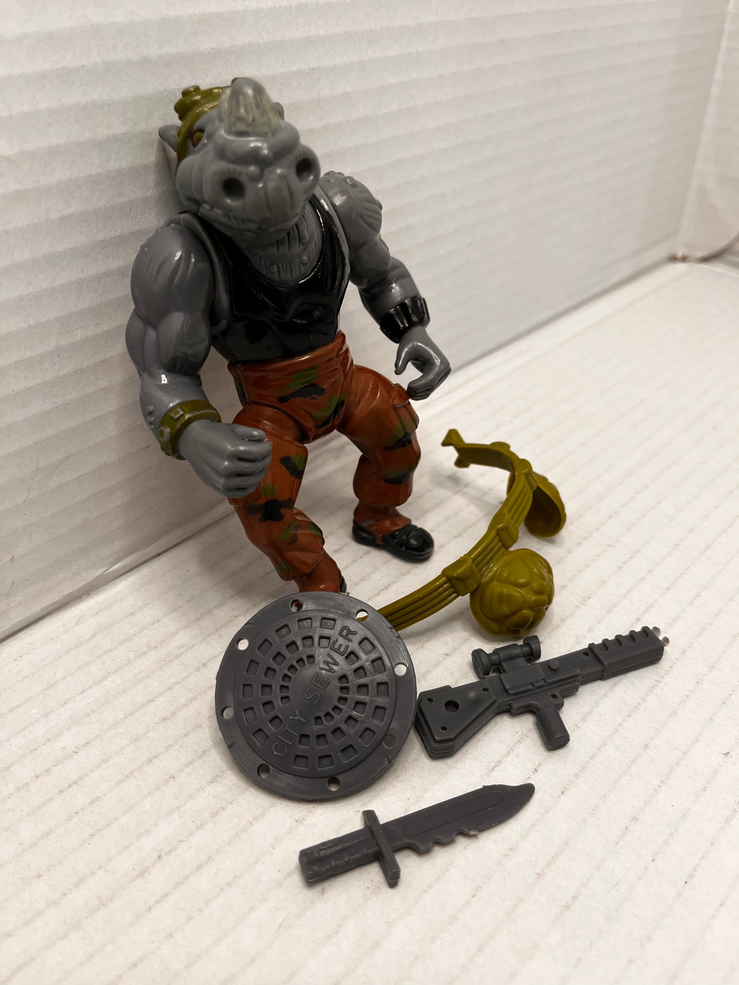 1988 Rocksteady TMNT Teenage Mutant Ninja Turtles 100% COMPLETE