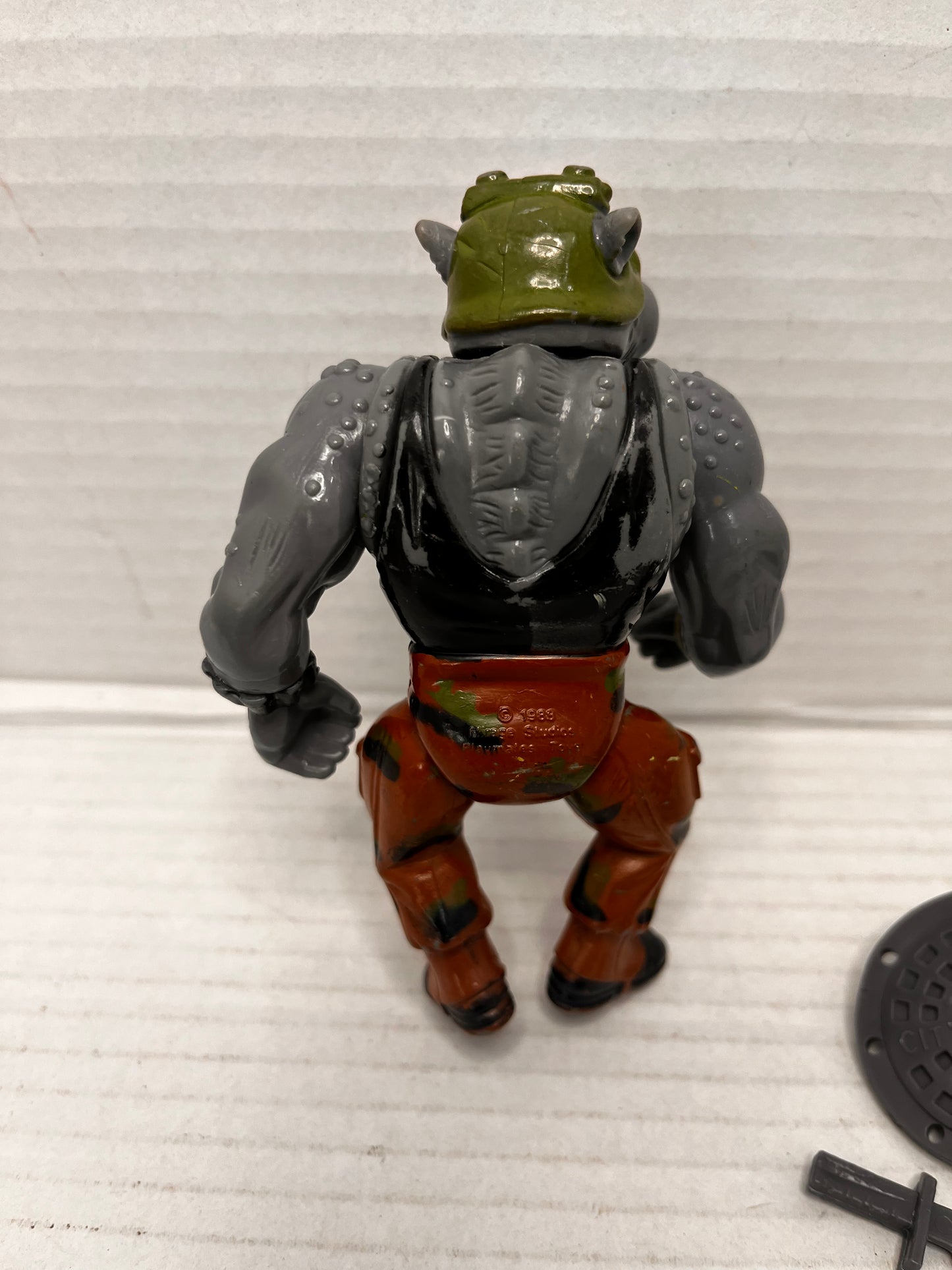 1988 Rocksteady TMNT Teenage Mutant Ninja Turtles 100% COMPLETE