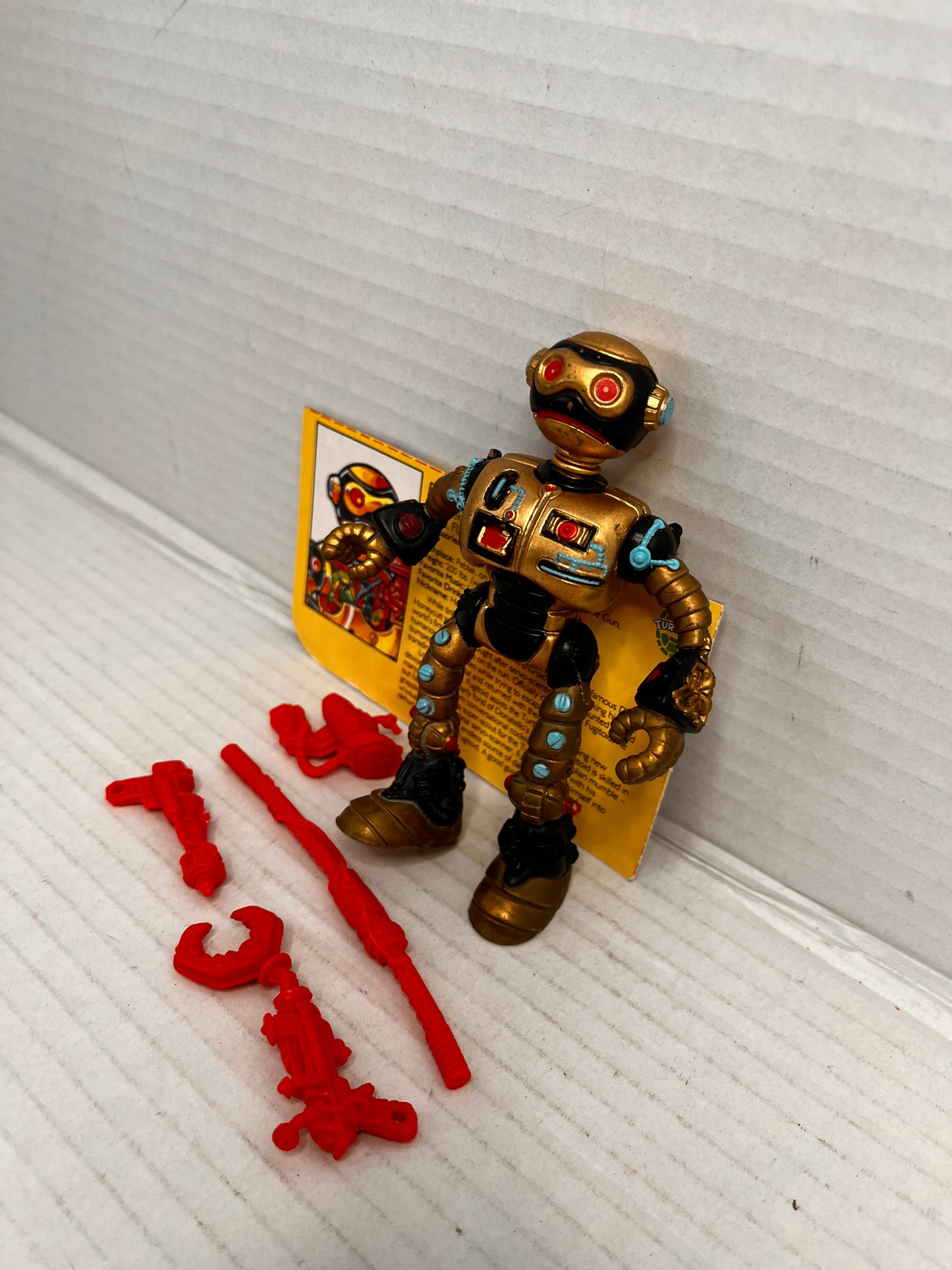 1990 Fugitoid Complete Vintage TMNT Figure With Card - #1