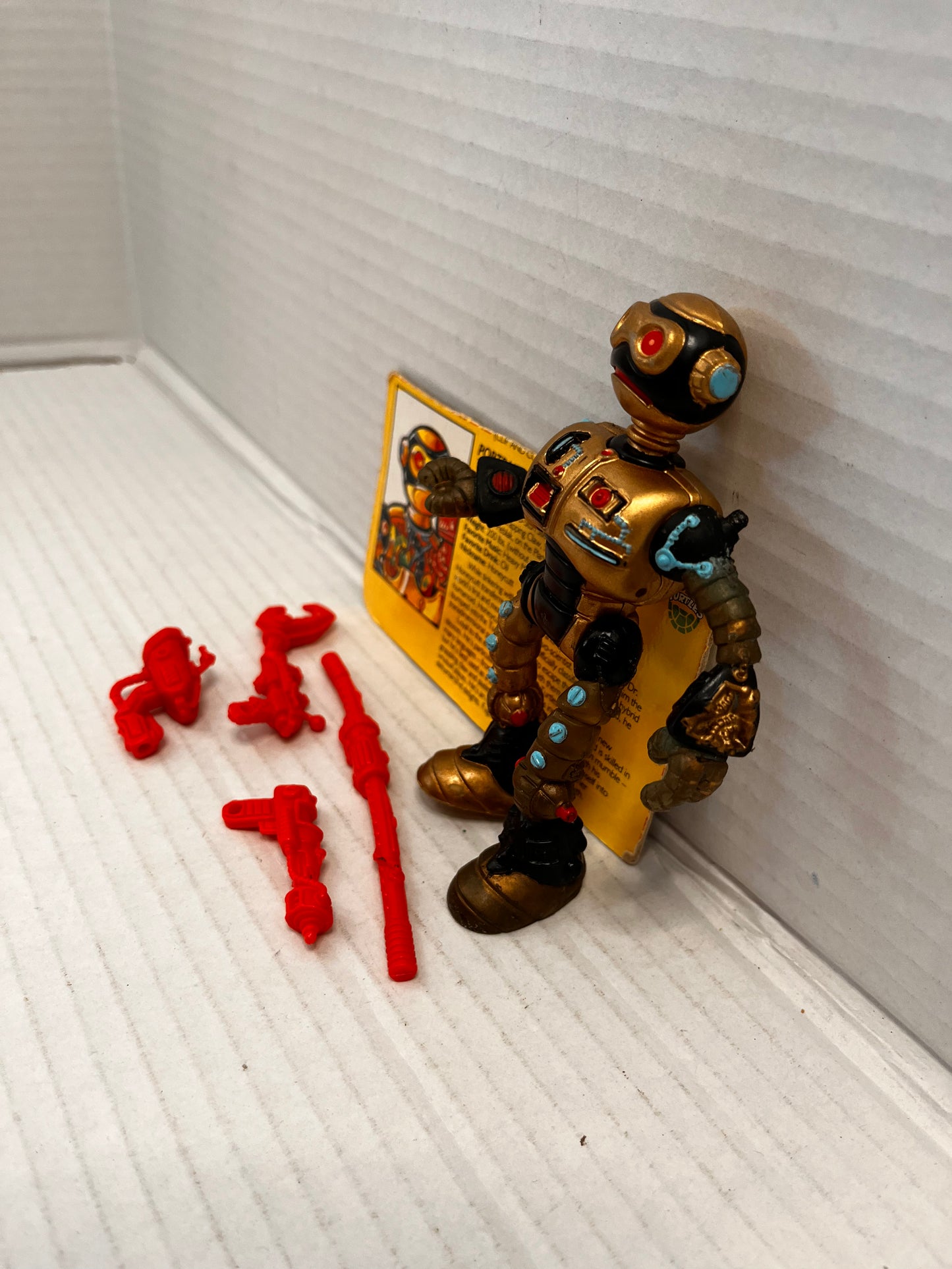 1990 Fugitoid Complete Vintage TMNT Figure With Card - #2
