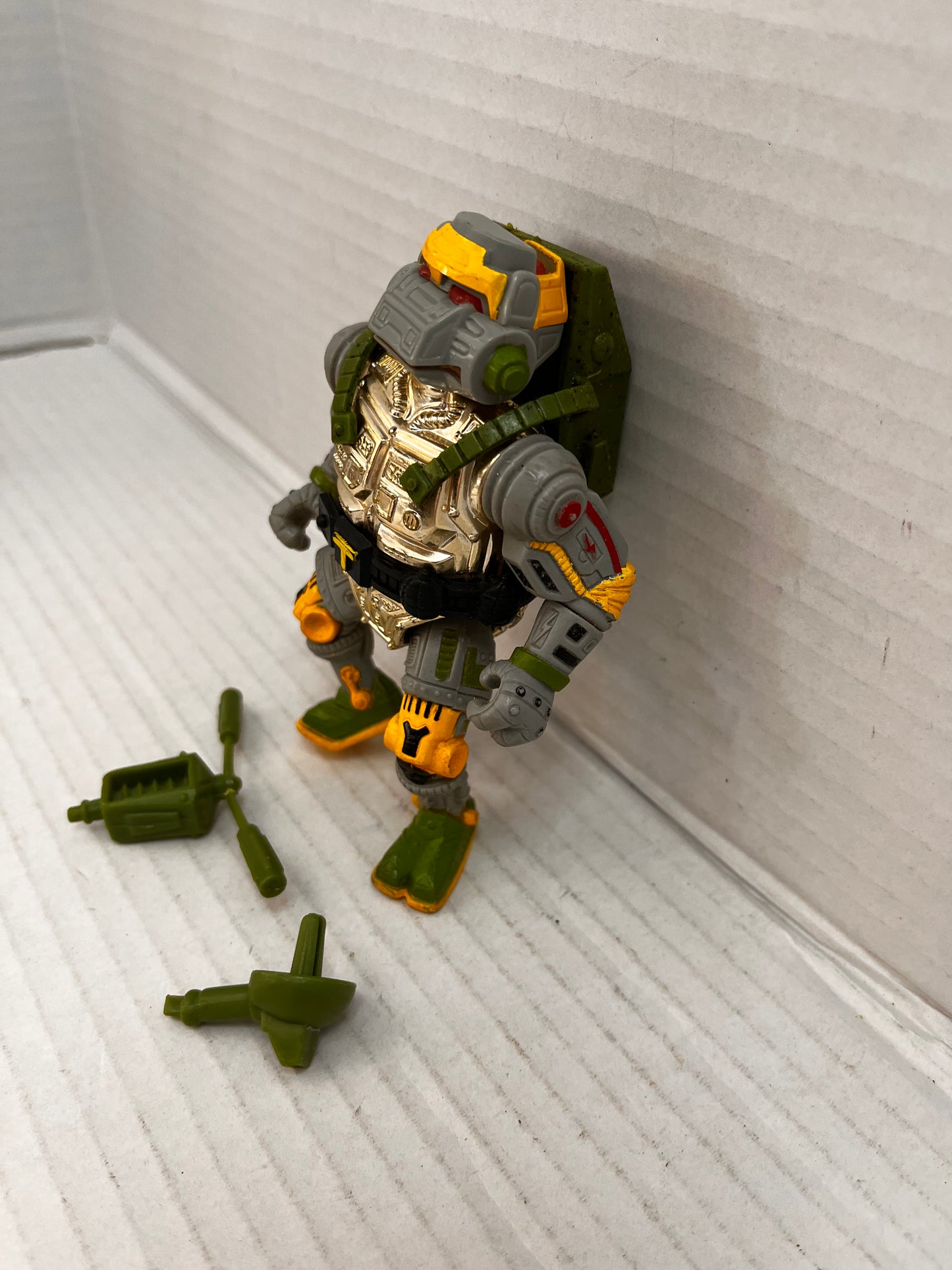 Vintage 1989 TMNT Teenage Mutant Ninja Turtles Metalhead Action Figure Comp - #1