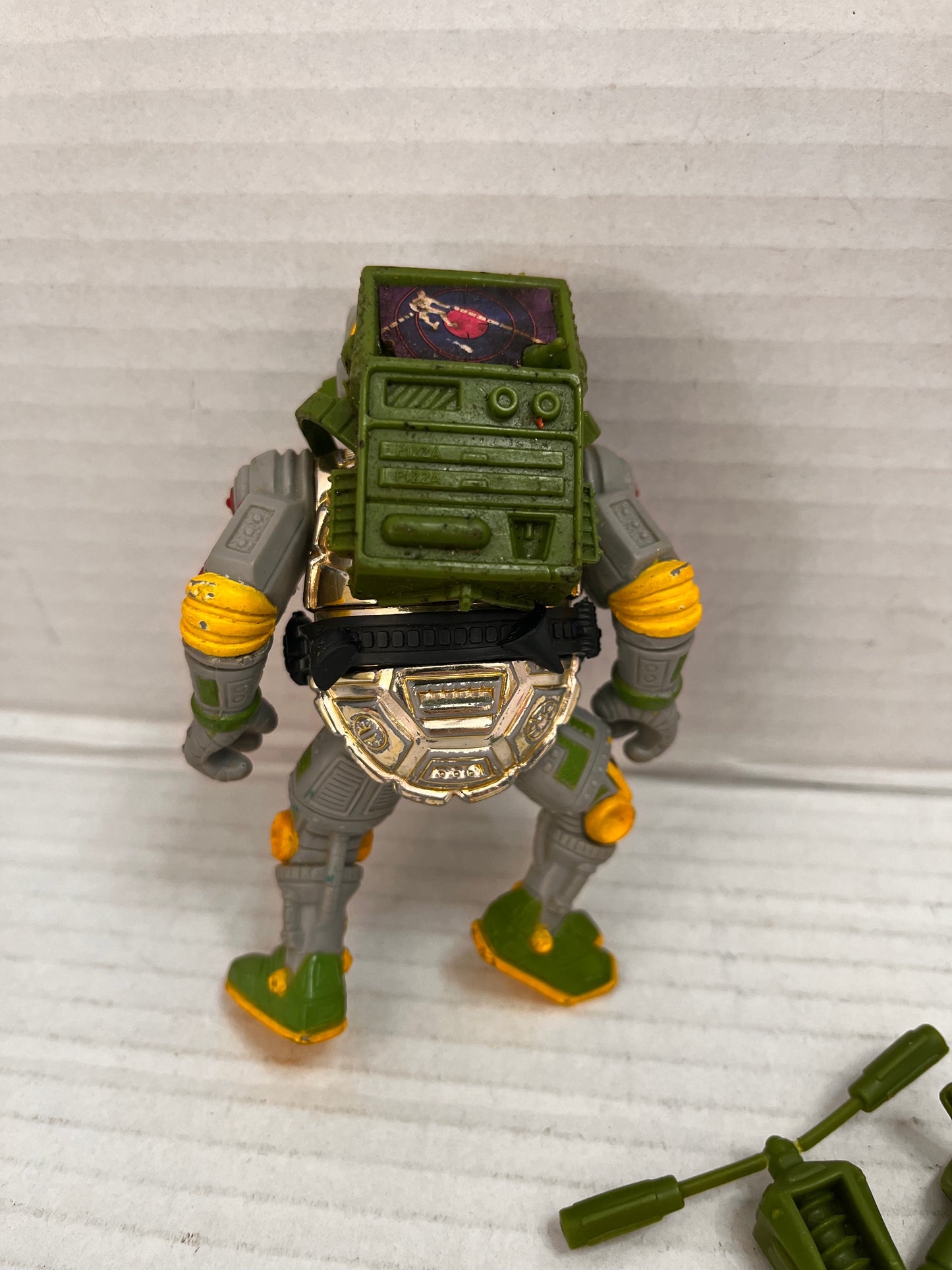 Vintage 1989 TMNT Teenage Mutant Ninja Turtles Metalhead Action Figure Comp - #1