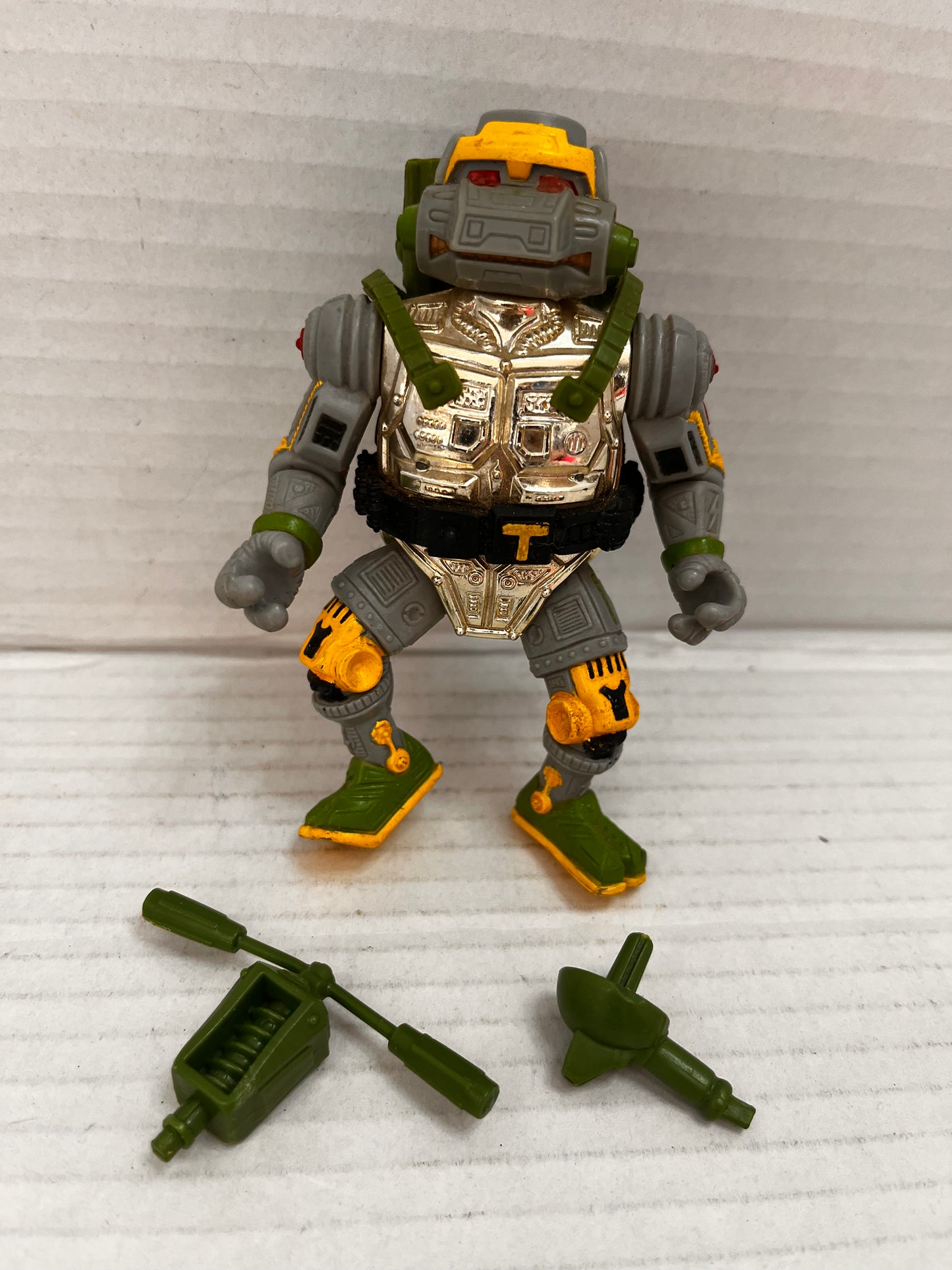 Vintage 1989 TMNT Teenage Mutant Ninja Turtles Metalhead Action Figure Comp - #2