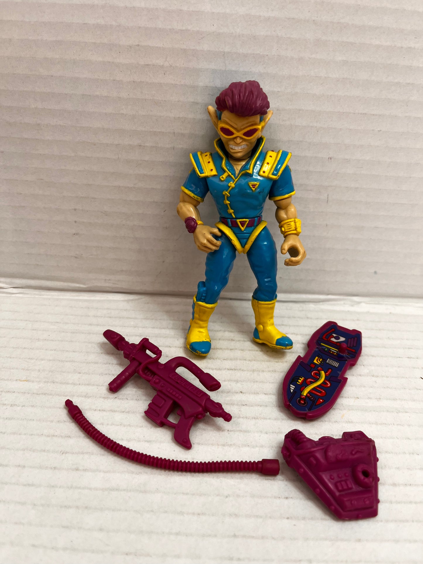 Vintage 1991 TMNT Teenage Mutant Ninja Turtles Zak The Neutrino Figure Complete