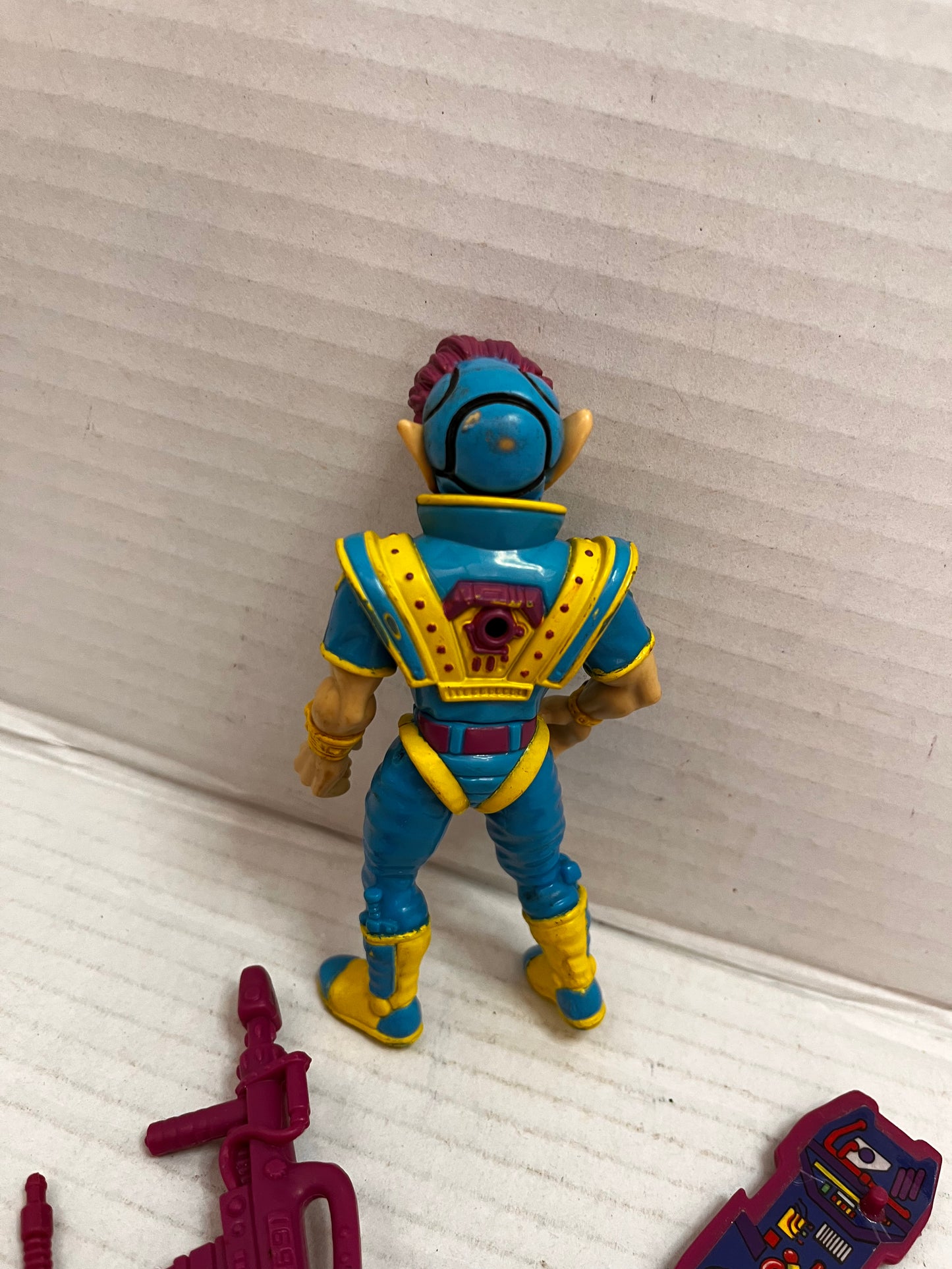 Vintage 1991 TMNT Teenage Mutant Ninja Turtles Zak The Neutrino Figure Complete