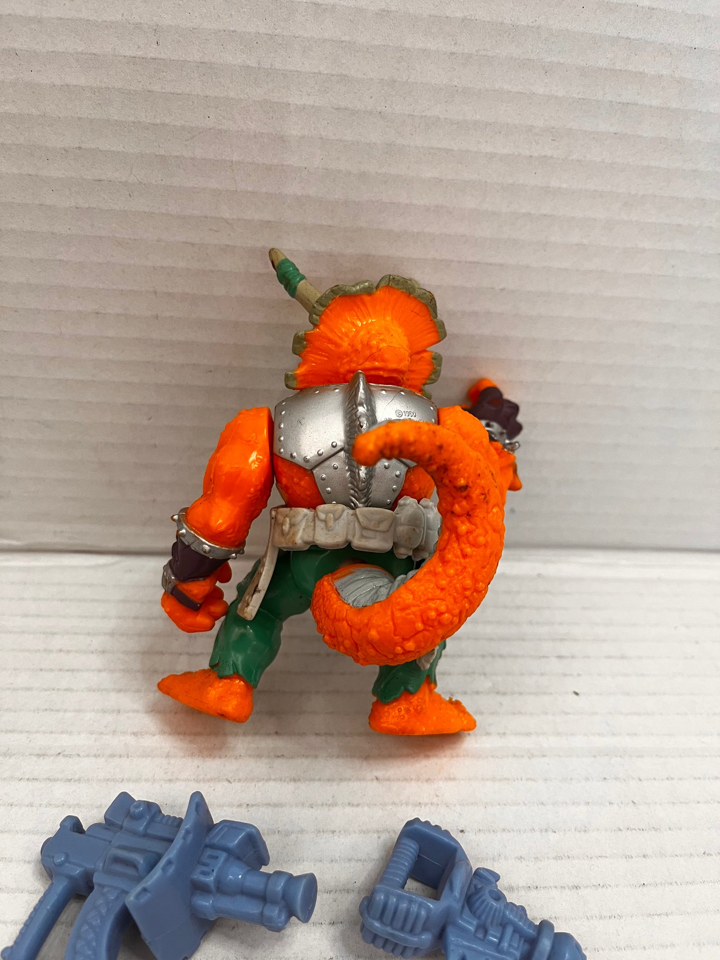 1990 Triceraton TMNT Teenage Mutant Ninja Turtles 100% Complete Vintage Figure