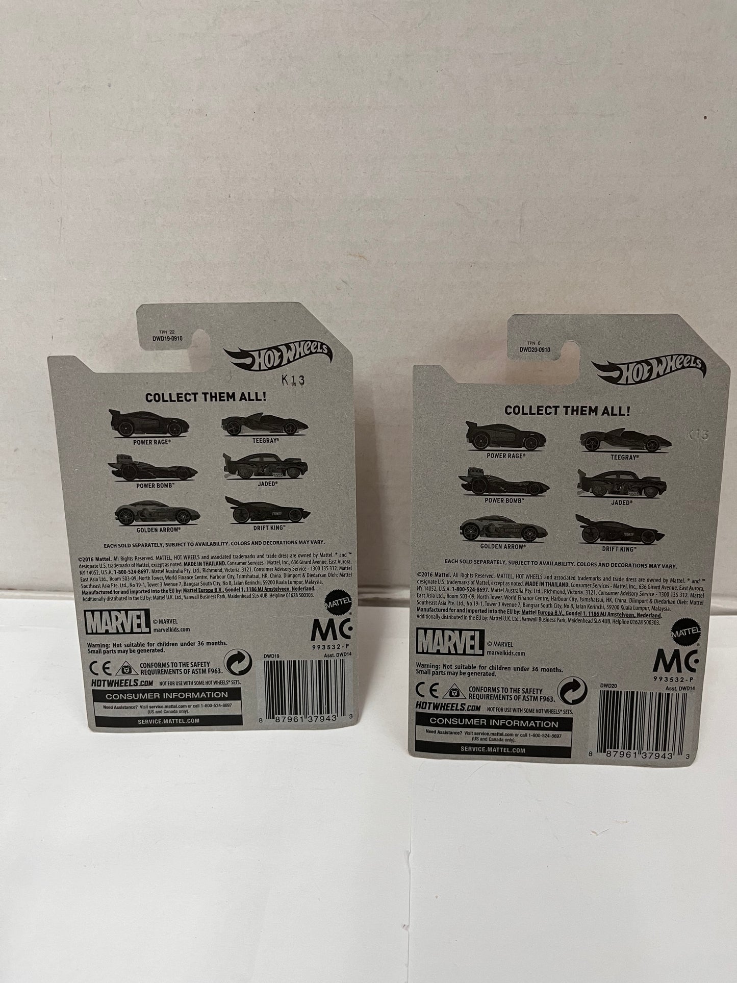 Hot Wheels 2016 Spiderman Series (Set Of 6)