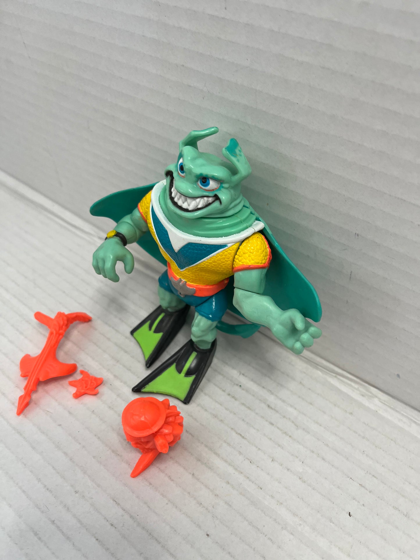 Ray Fillet TMNT Teenage Mutant Ninja Turtles Figure Complete Loose 1990