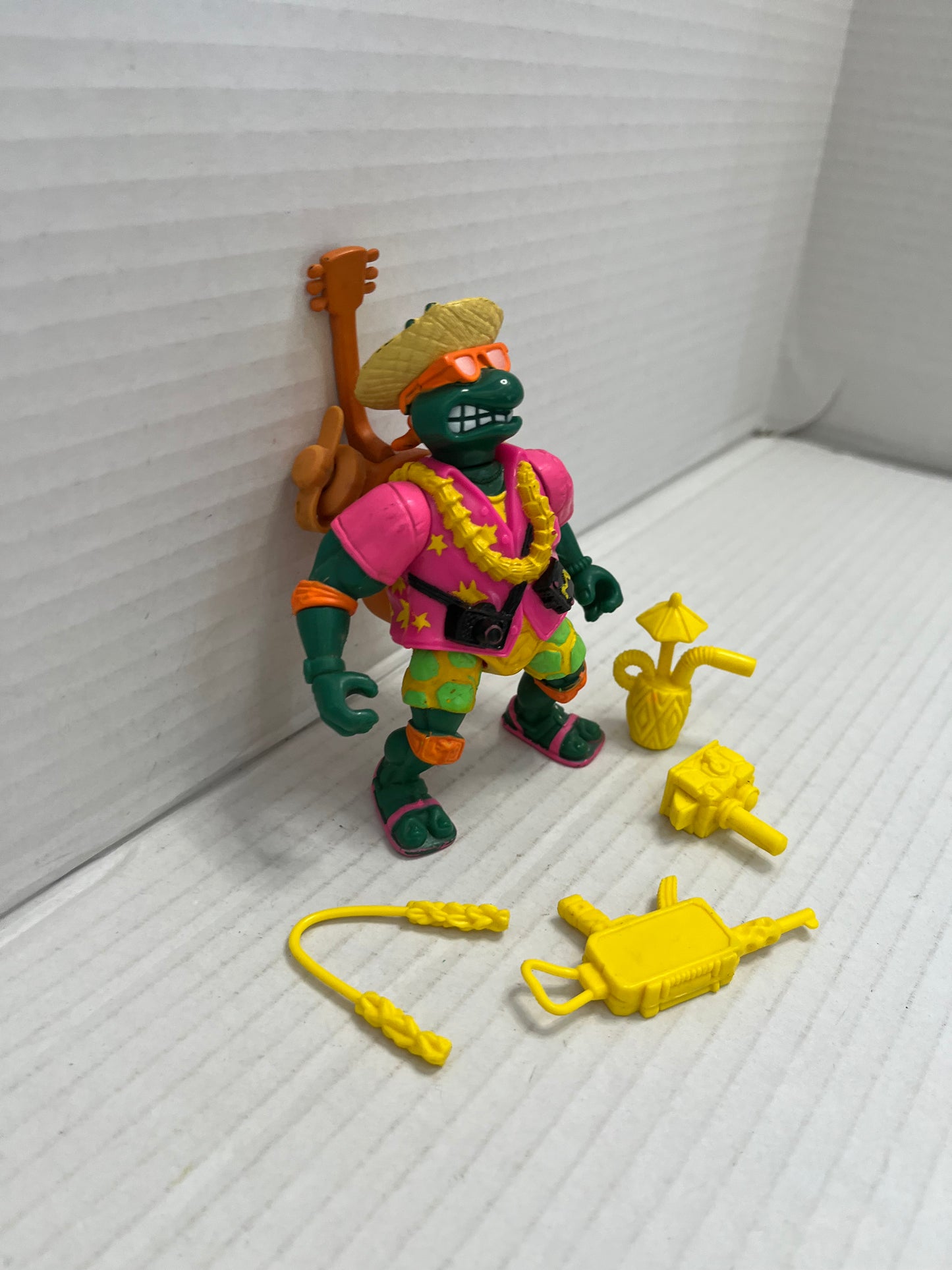 Vintage TMNT Beachcombin' Mike Teenage Mutant Ninja Turtles 1992 Playmates