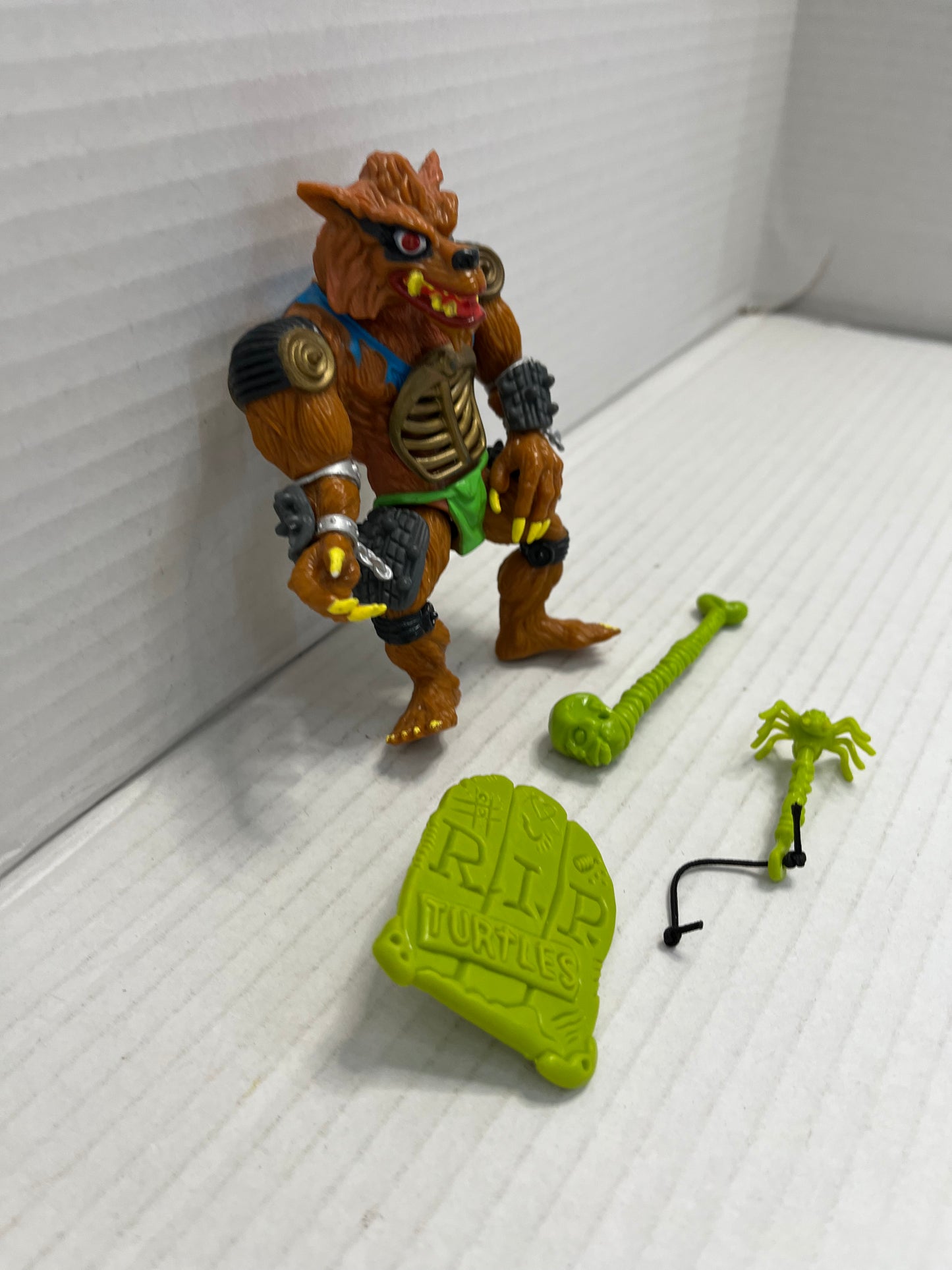 Rahzar 100% Complete Teenage Mutant Ninja Turtles TMNT Playmates 1991 Vintage