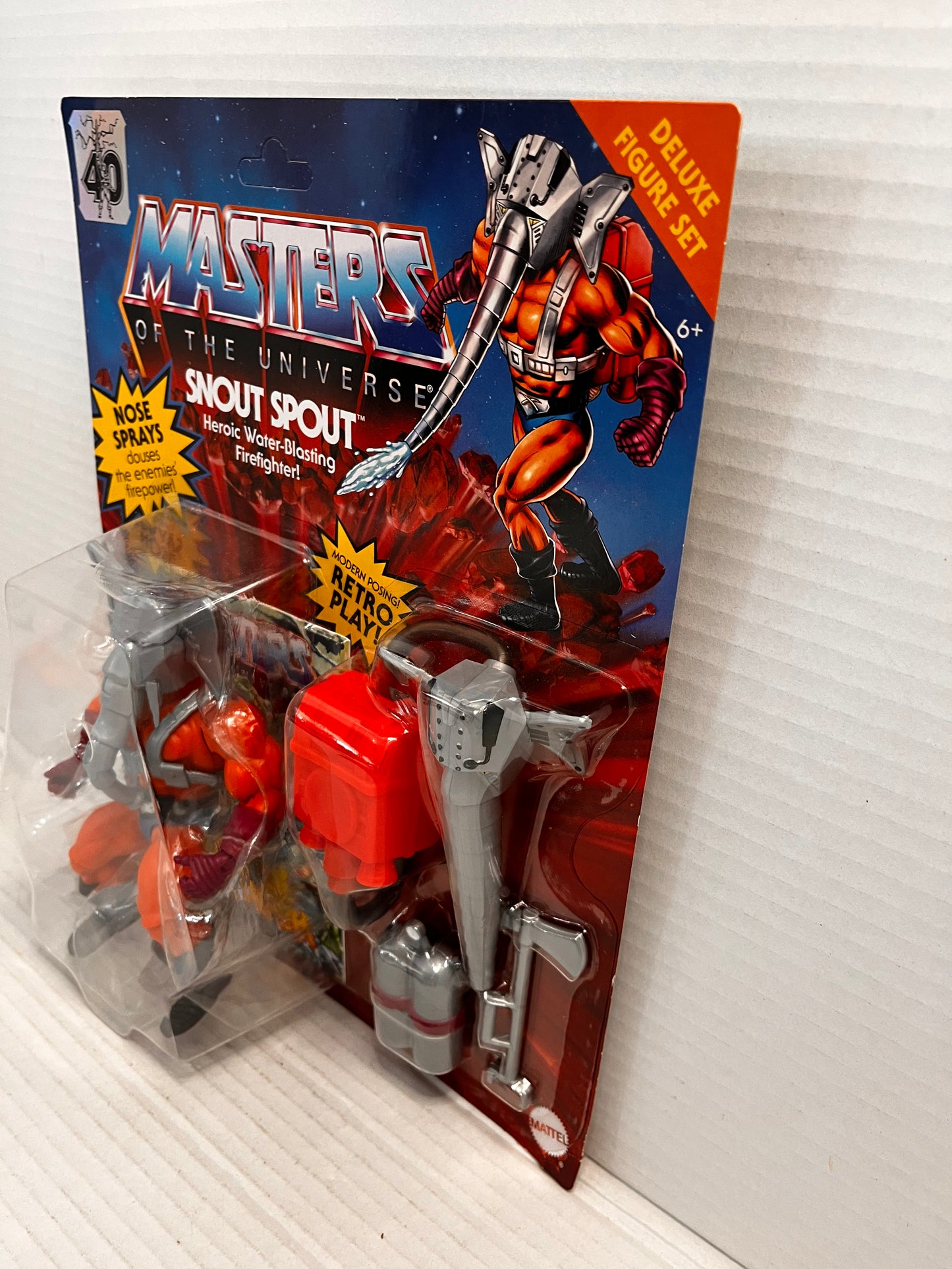 UNPUNCHED Mattel Masters of the Universe Snout Spout 7 in Action Figure