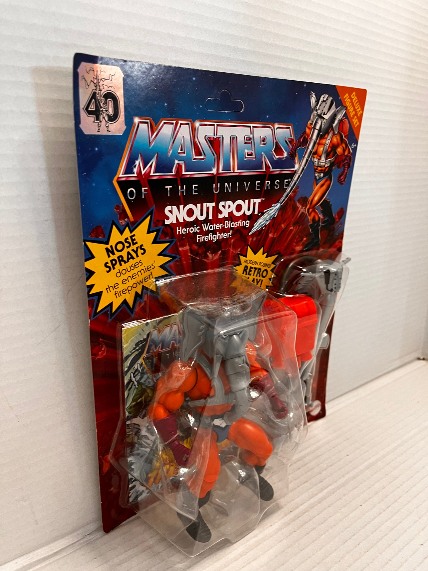 UNPUNCHED Mattel Masters of the Universe Snout Spout 7 in Action Figure