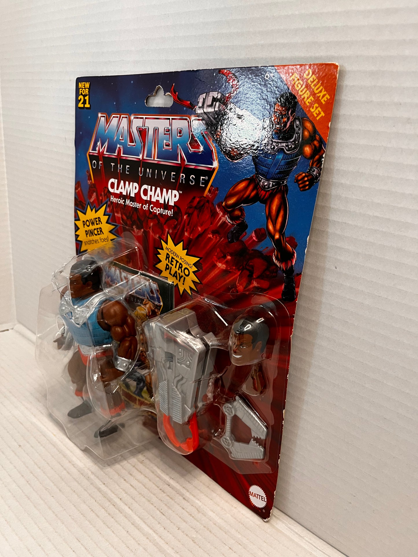 Masters of the Universe Origins Clamp Champ Deluxe Figure - Damaged Pkg