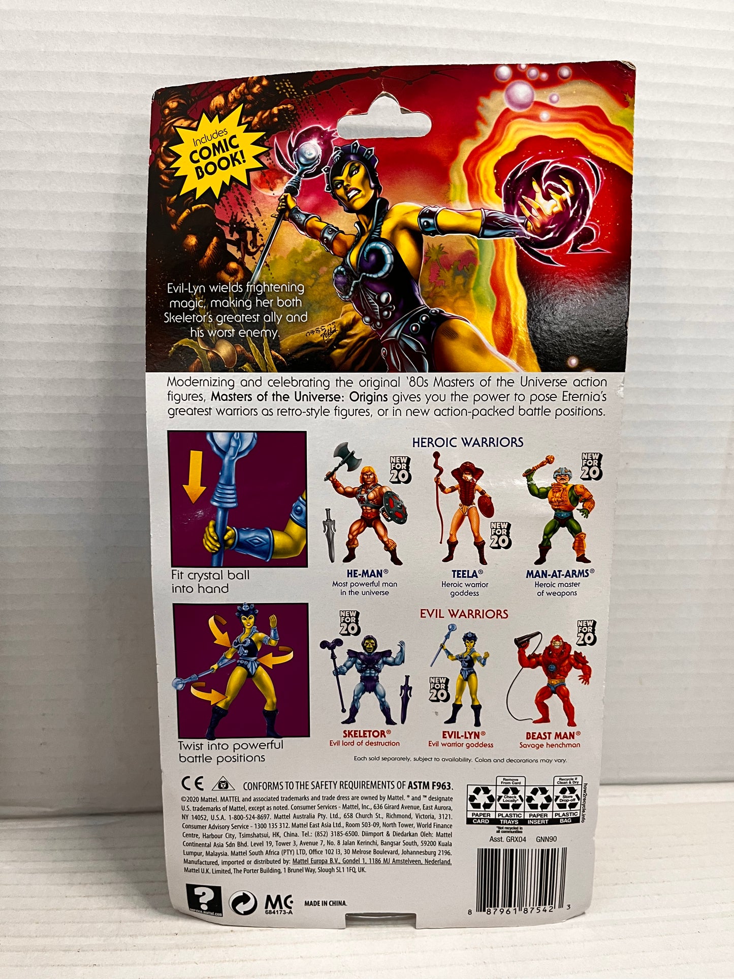 Masters of the Universe MOTU Origins Evil Lynn Action Figure He-Man -NIB