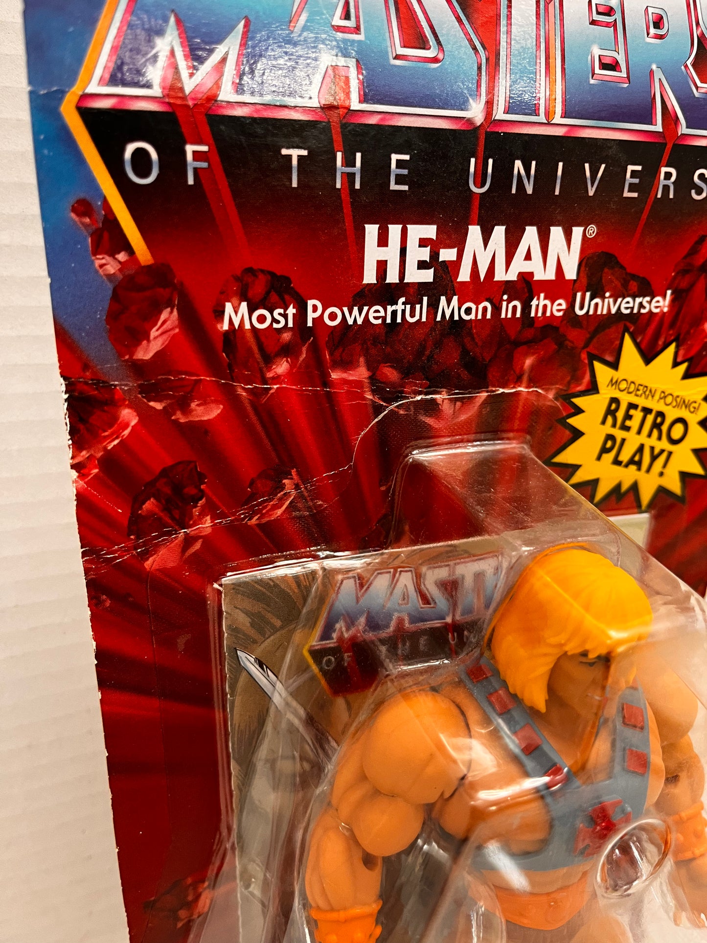 Masters of the Universe Origins He-Man Action Figure - Bent Pkg