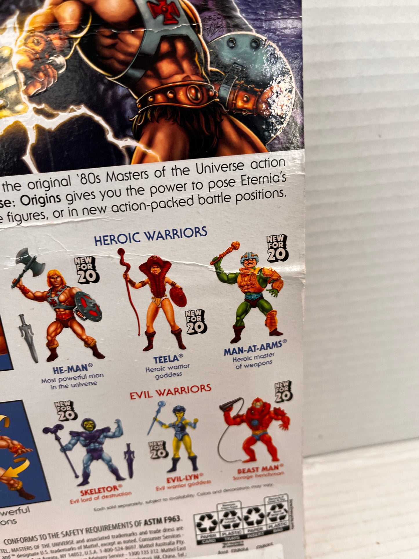 Masters of the Universe Origins He-Man Action Figure - Bent Pkg