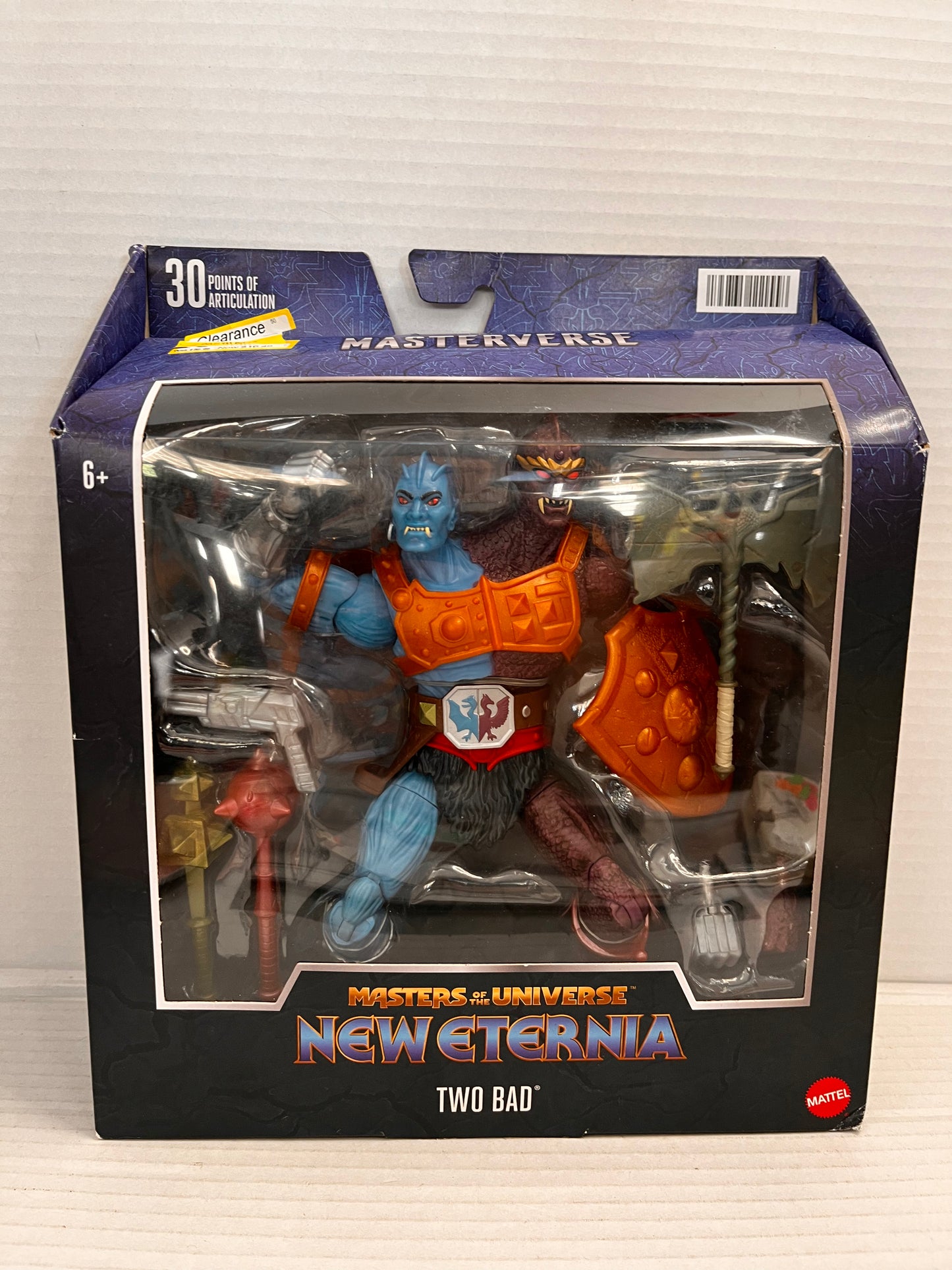 Mattel Masterverse He-Man Masters of the Universe New Eternia Two Bad