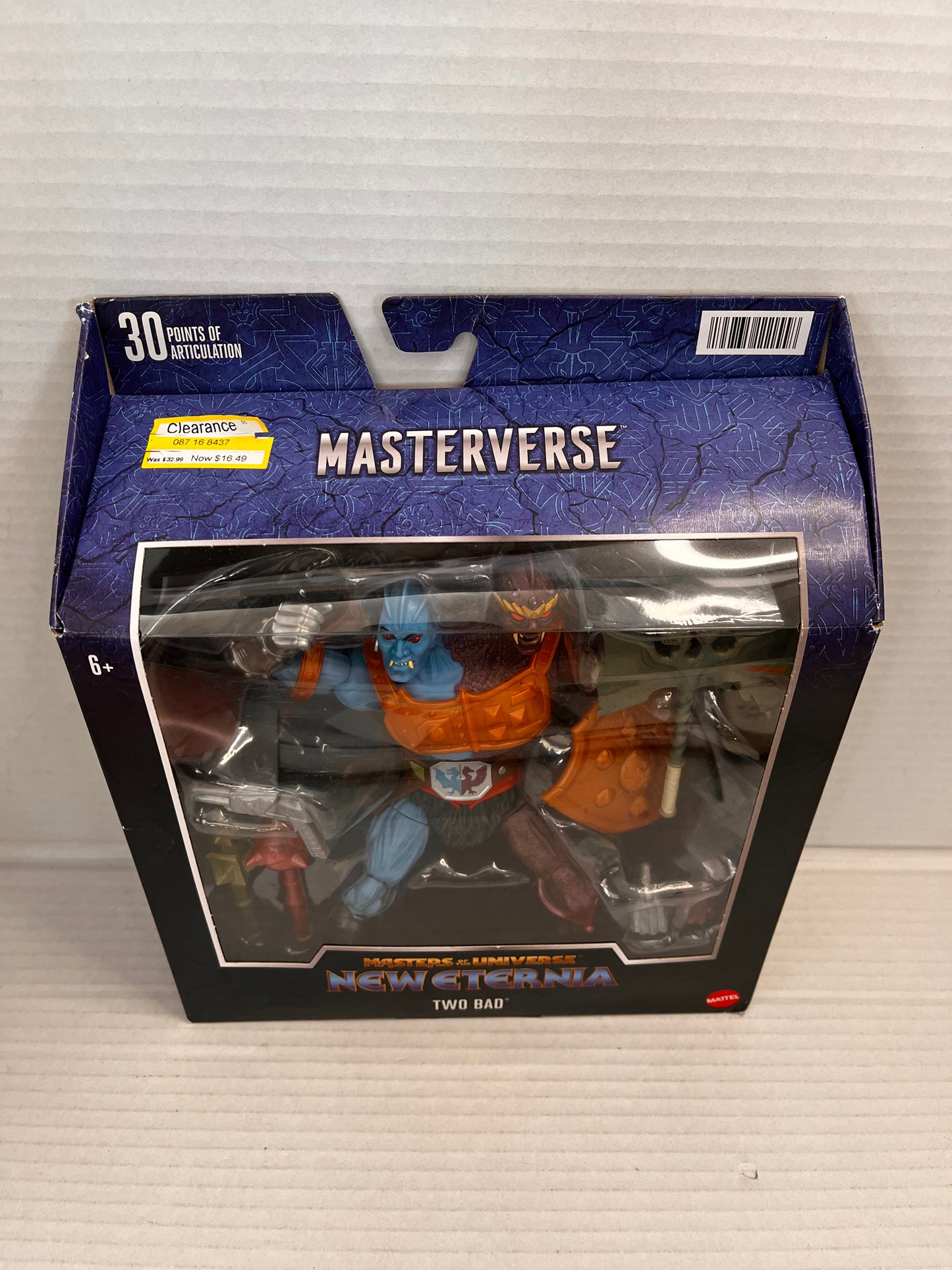 Mattel Masterverse He-Man Masters of the Universe New Eternia Two Bad