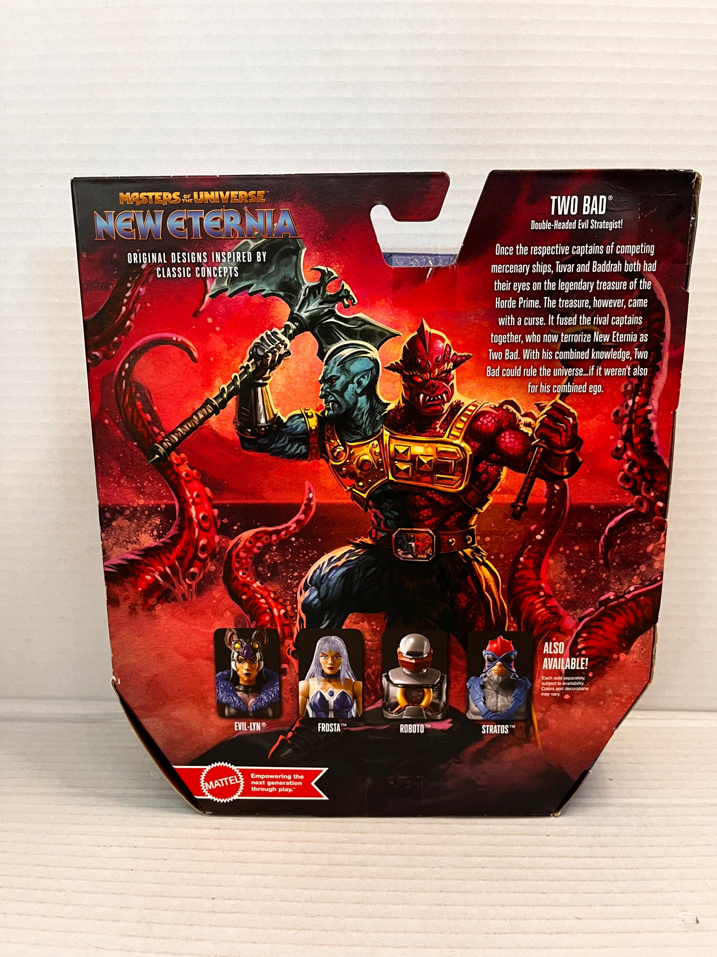 Mattel Masterverse He-Man Masters of the Universe New Eternia Two Bad