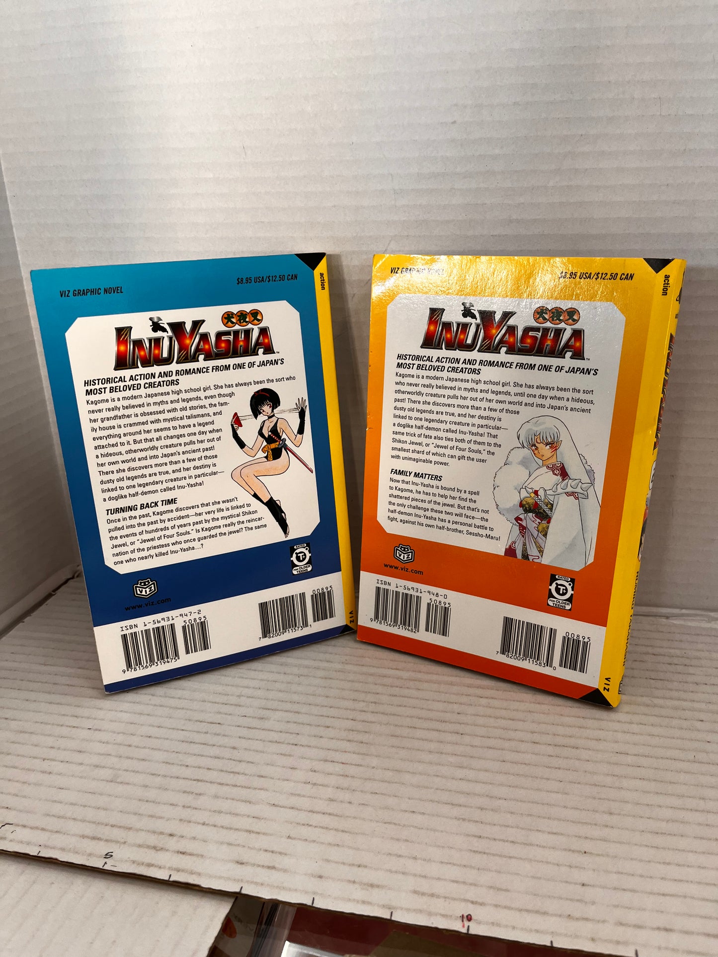 InuYasha Manga Book Lot English Graphic Rumiko Takahashi | Vol. 1 & 2