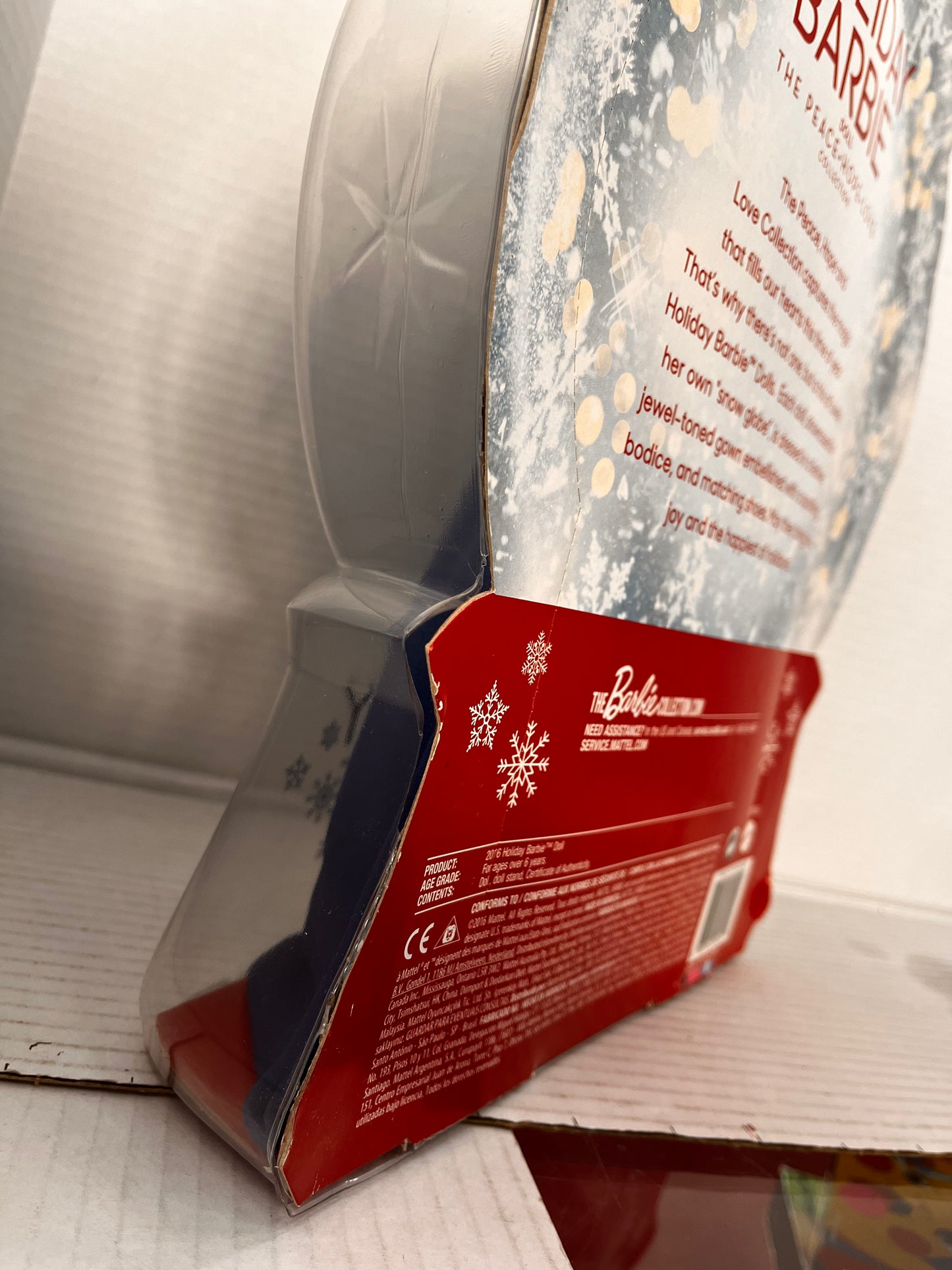 2016 Mattel Holiday Barbie Doll Peace Hope Love Collection