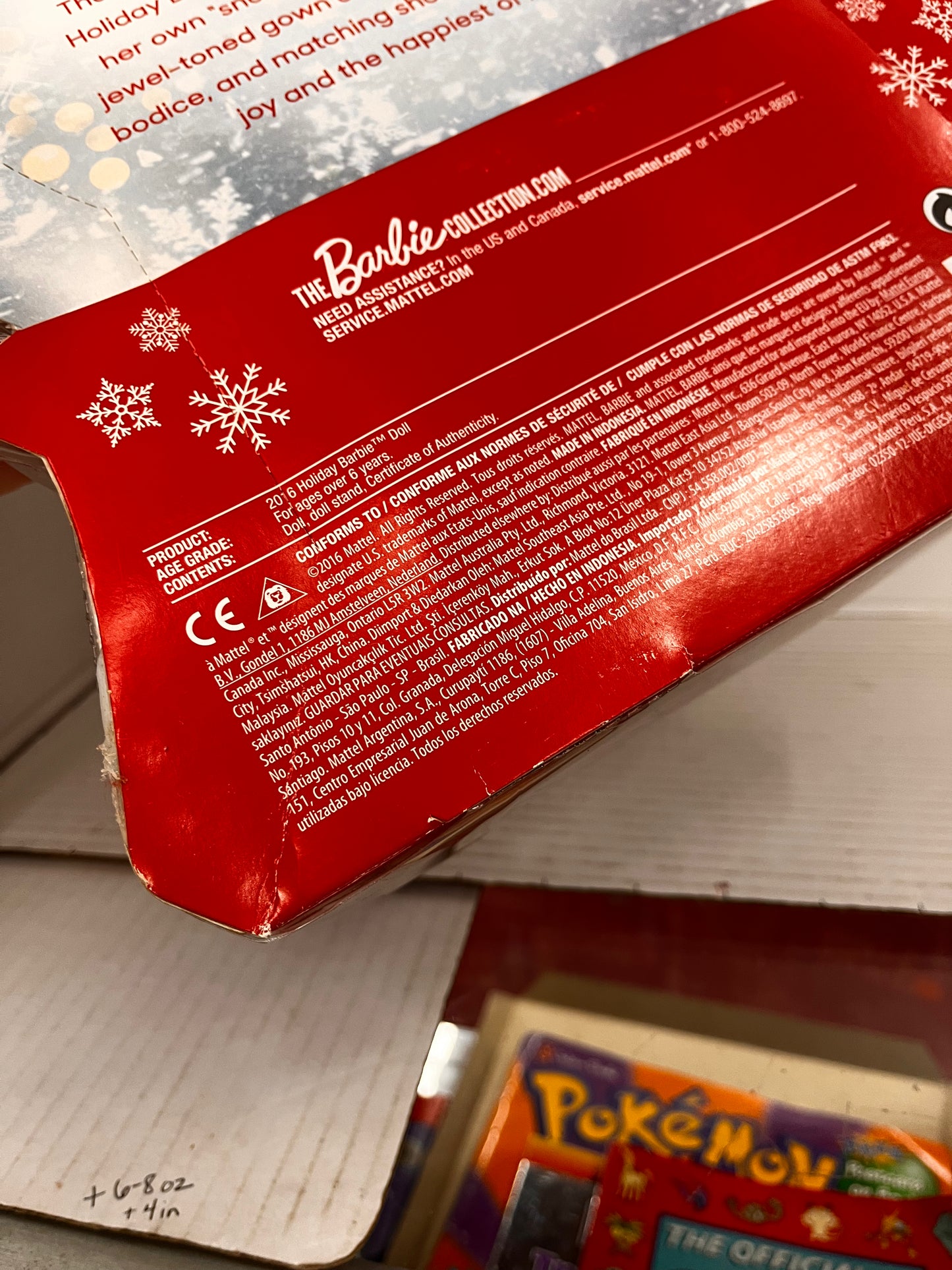 Mattel Holiday Barbie Fashion Doll - The Peace Hope Love