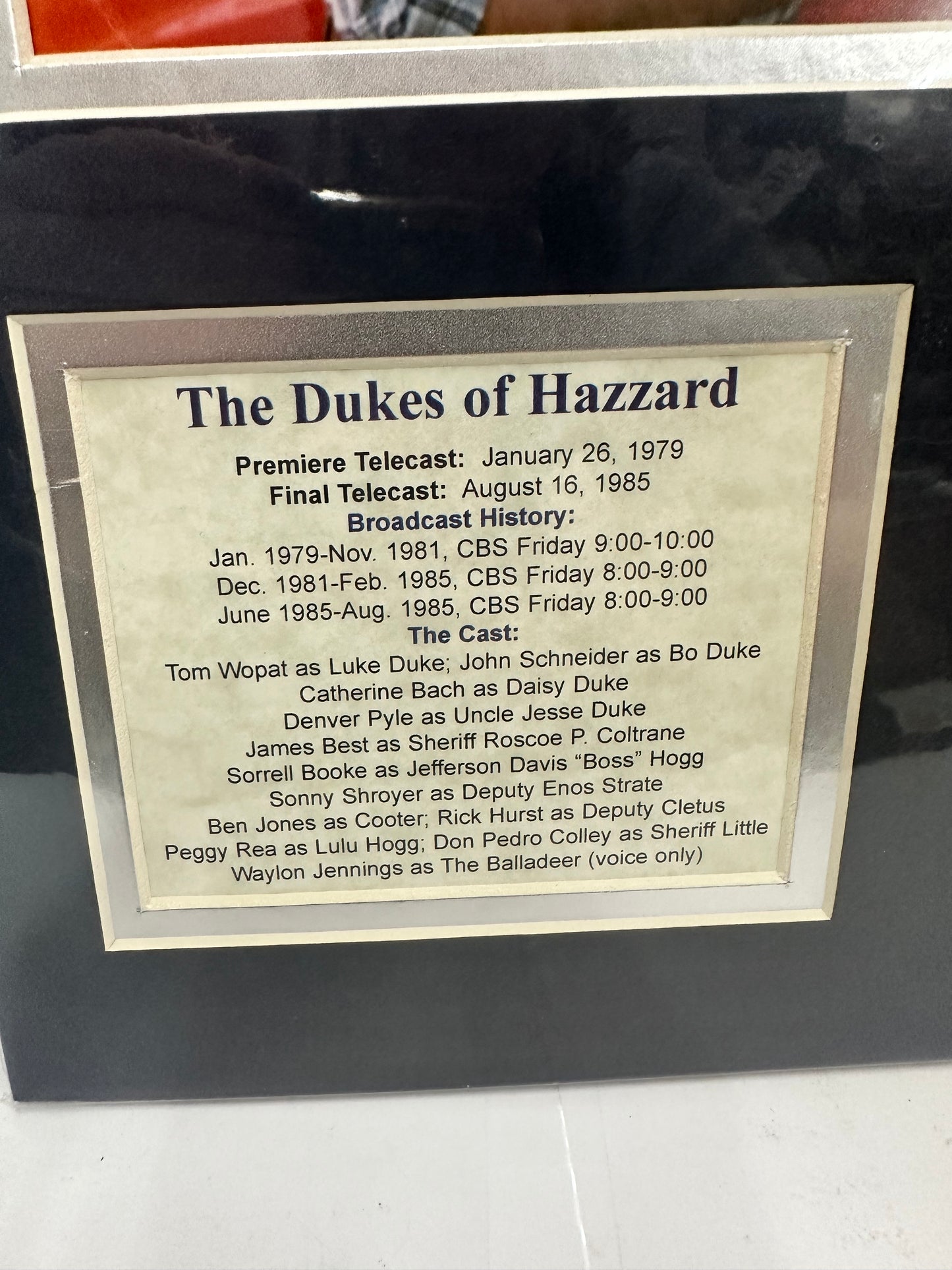 Dukes of Hazzard 11x14 Wall Art - Collector's Piece