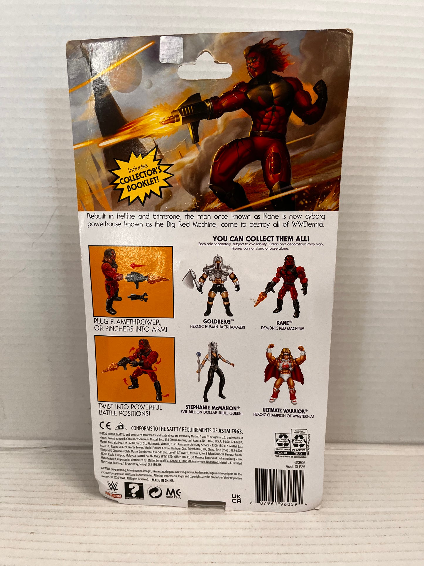 Mattel Masters Of The WWE Universe MOTU Kane Elite Wrestling Figure Superstars