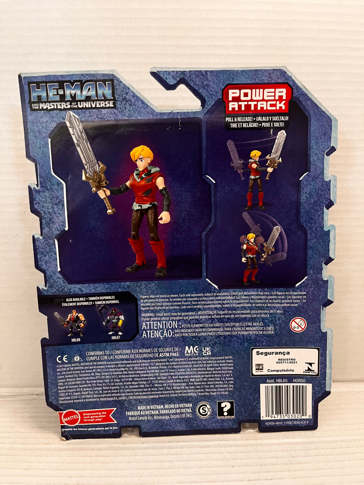Prince Adam He-man And The Masters Of The Universe Netflix MOTU Power Attack