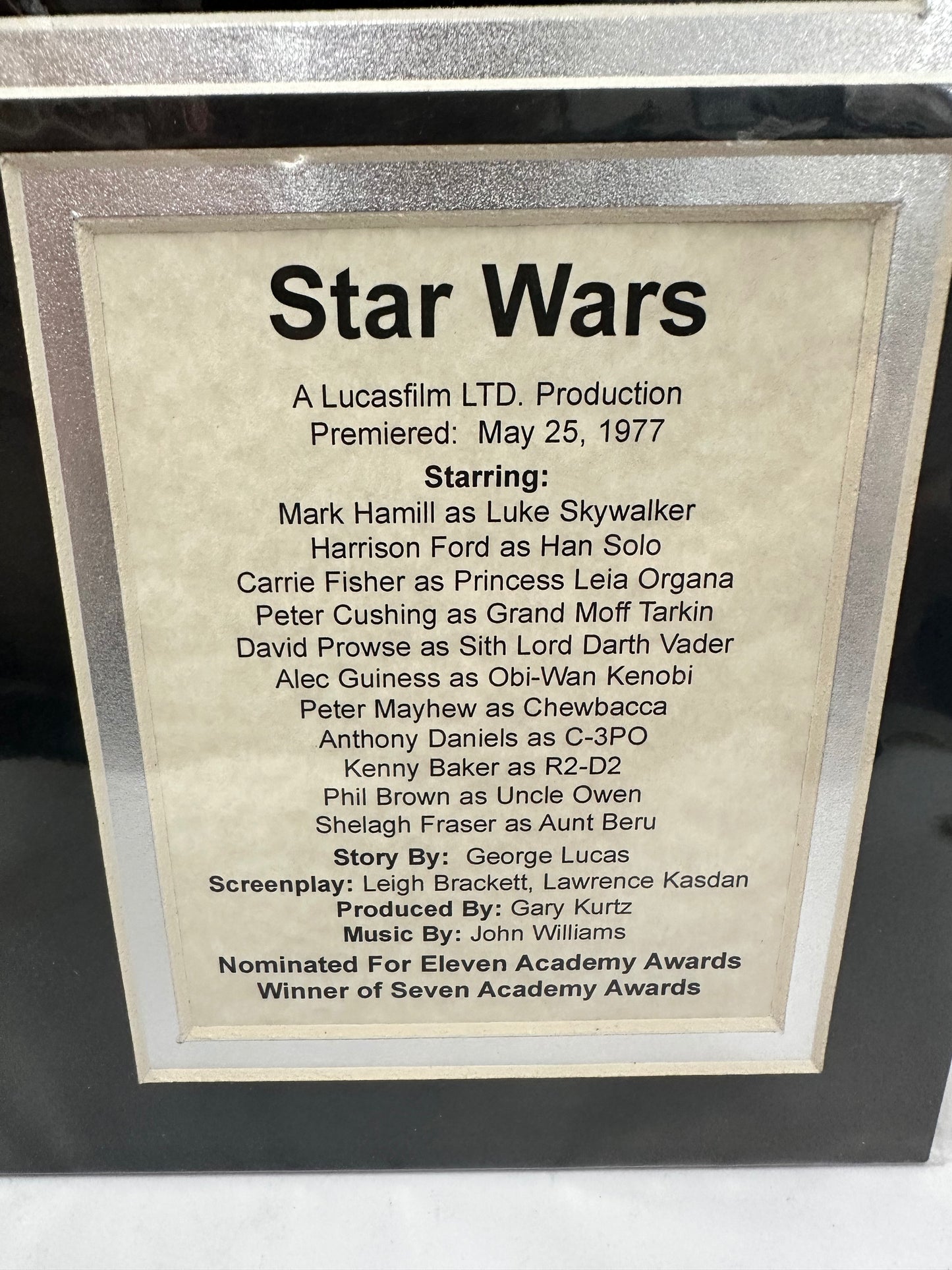 Legends Never Die Star Wars Action Framed Photo Collage 11 By 14-Inch