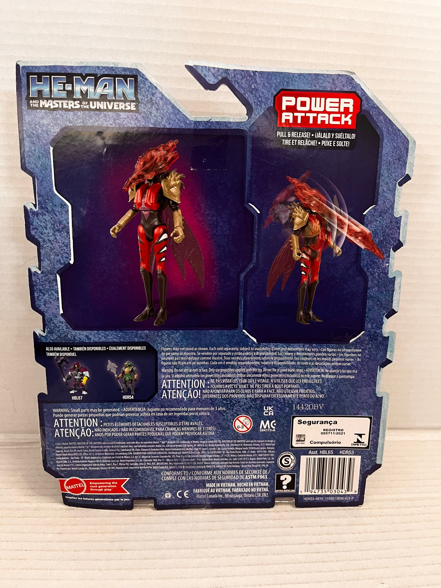 Mattel Masters of the Universe Mo-Squit'Ra with Power Attack