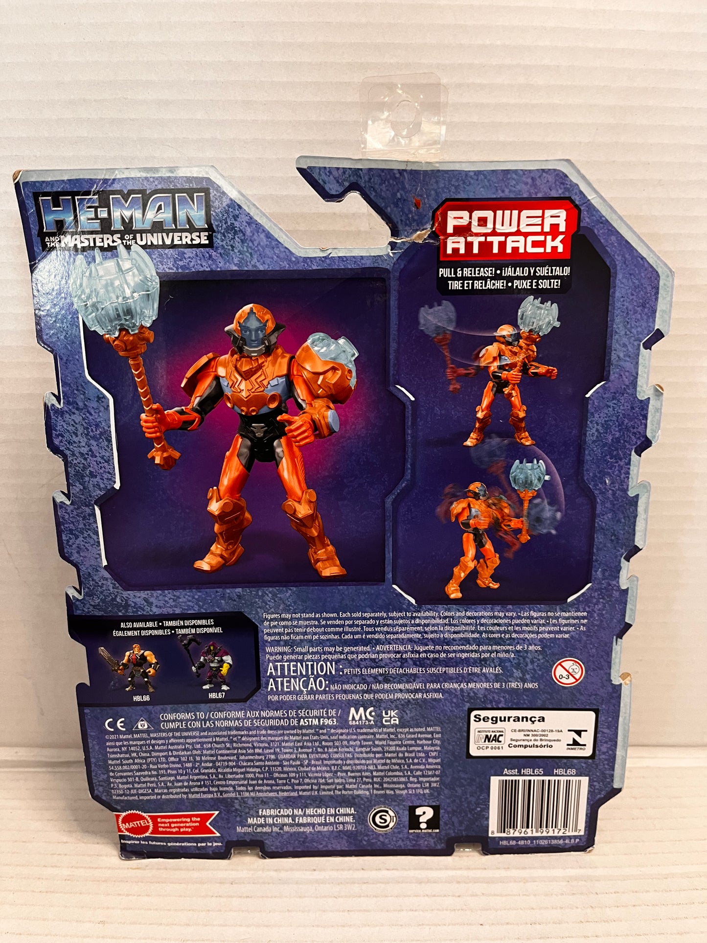 Man-At-Arms Power Attack Action Figure Masters of the Universe Mattel