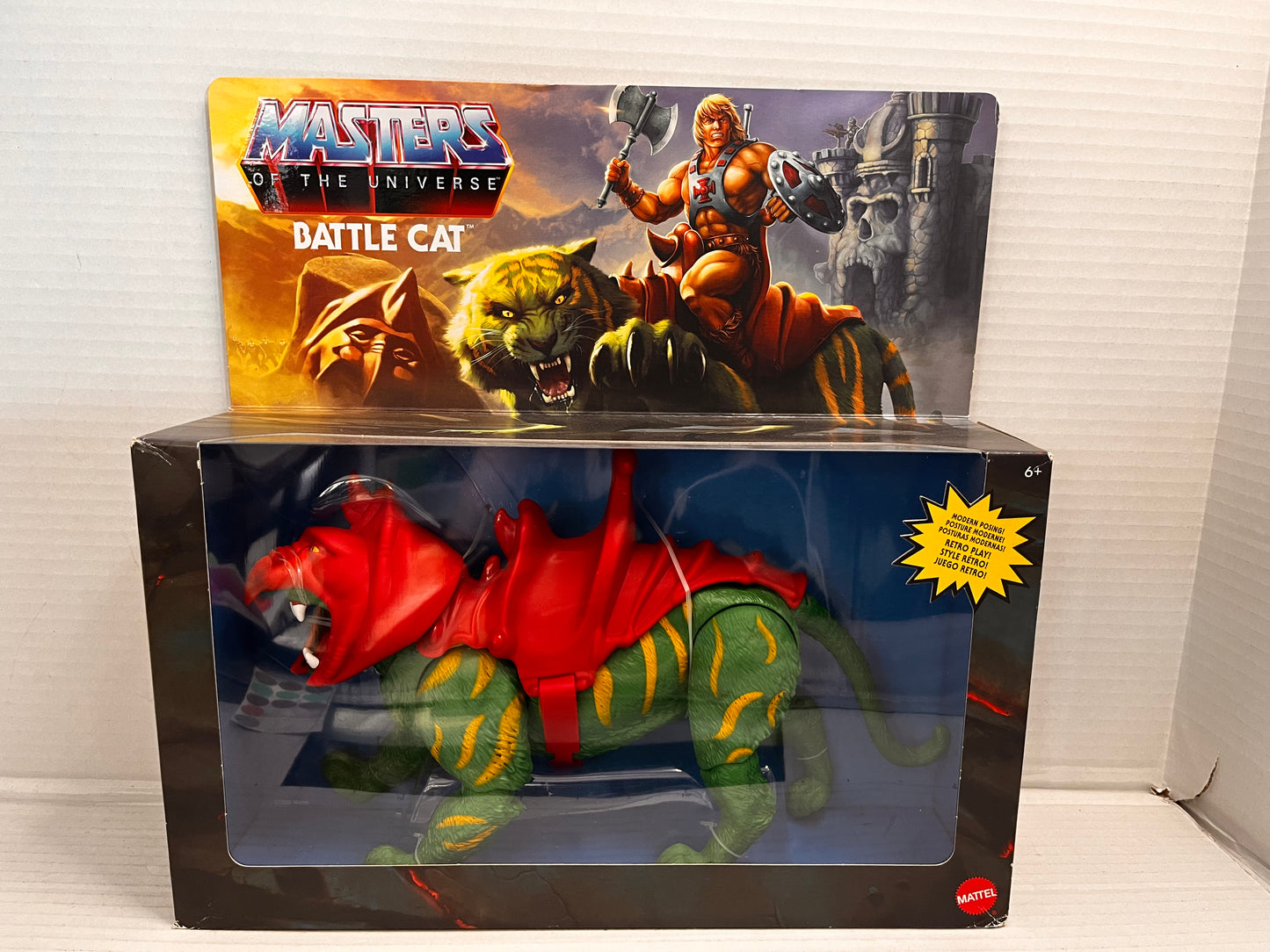 Masters of the Universe Origins BATTLE CAT HEROIC HE-MAN Mattel Retro Play
