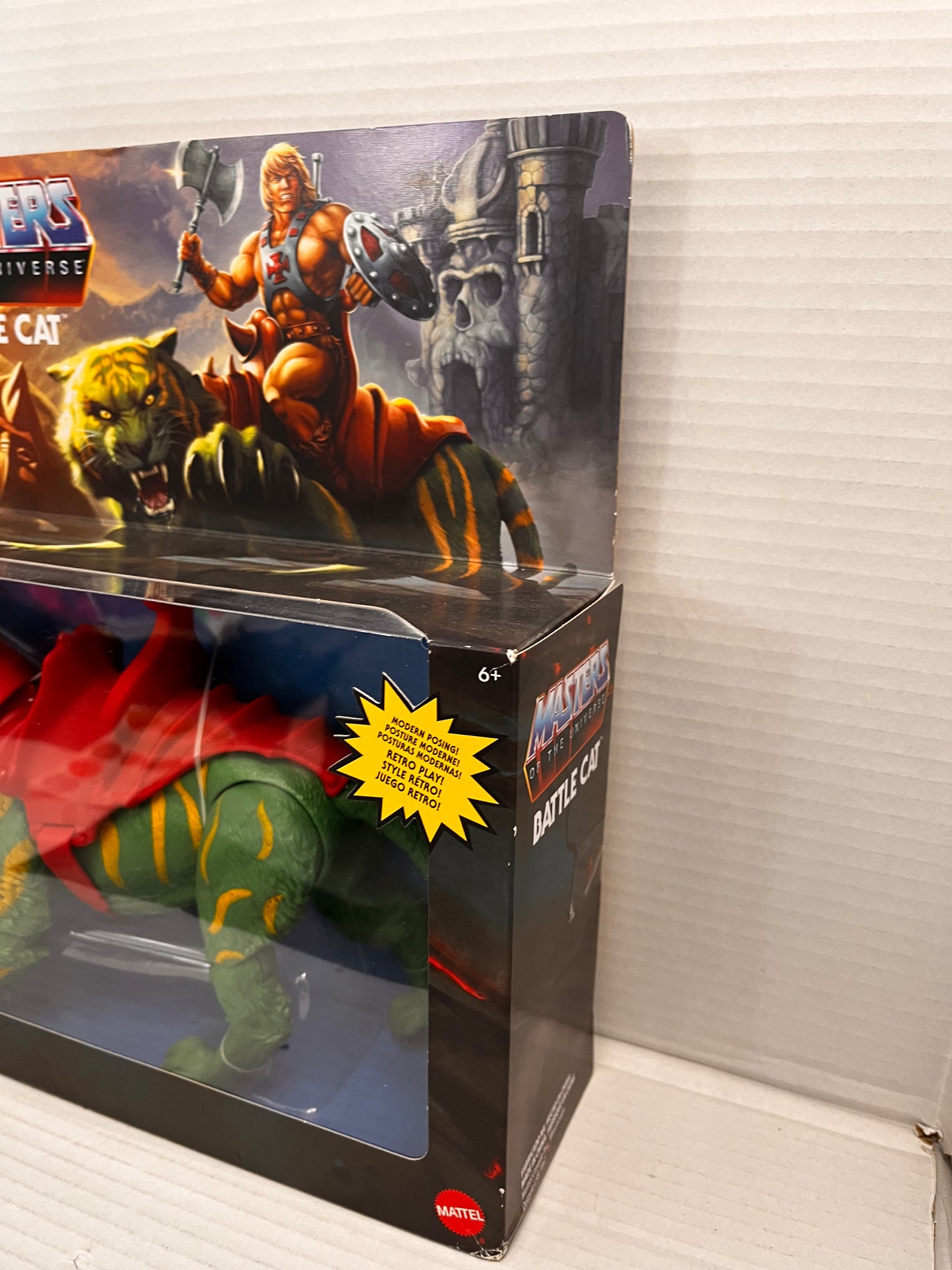 Masters of the Universe Origins BATTLE CAT HEROIC HE-MAN Mattel Retro Play