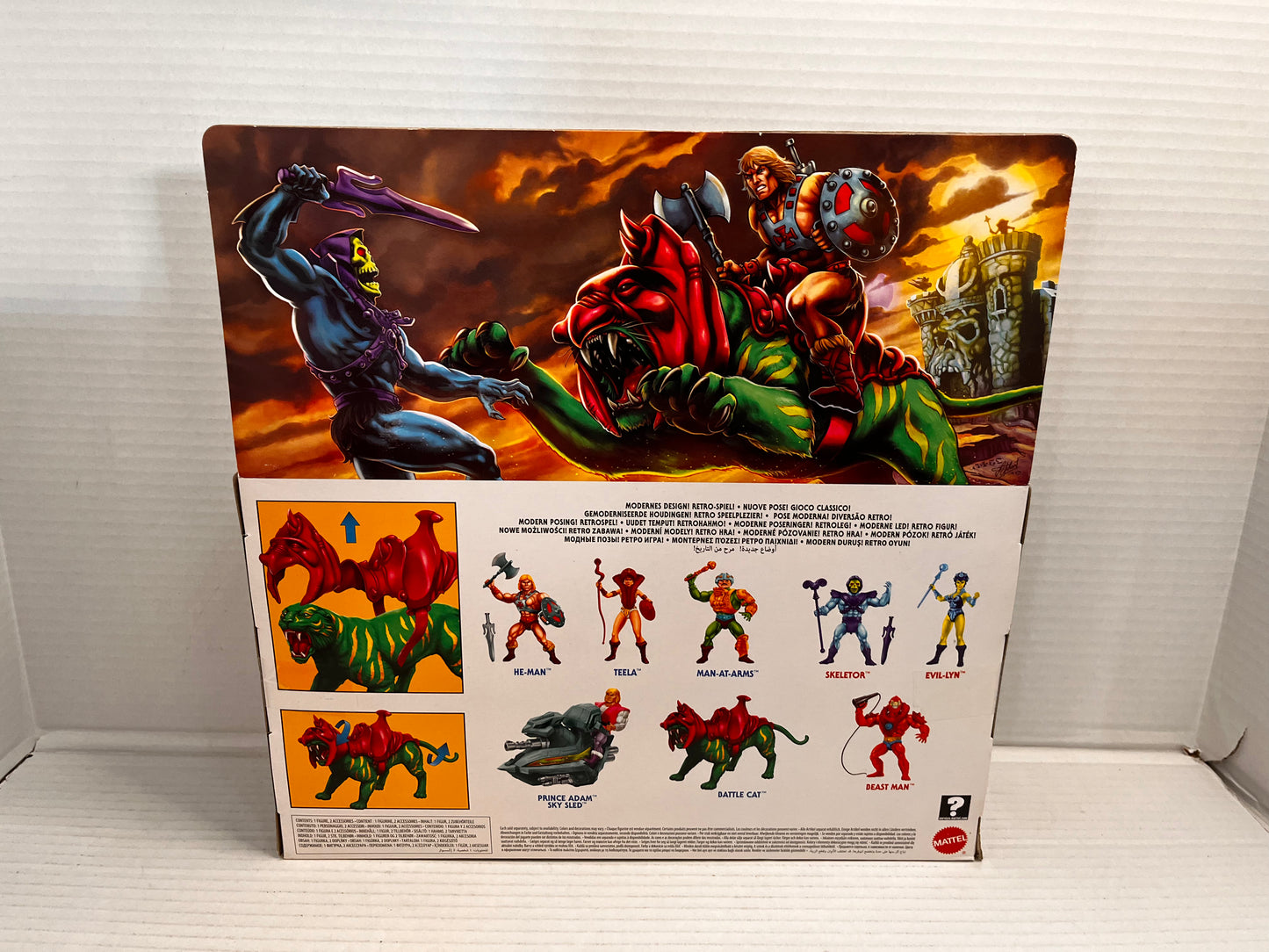 Masters of the Universe Origins BATTLE CAT HEROIC HE-MAN Mattel Retro Play