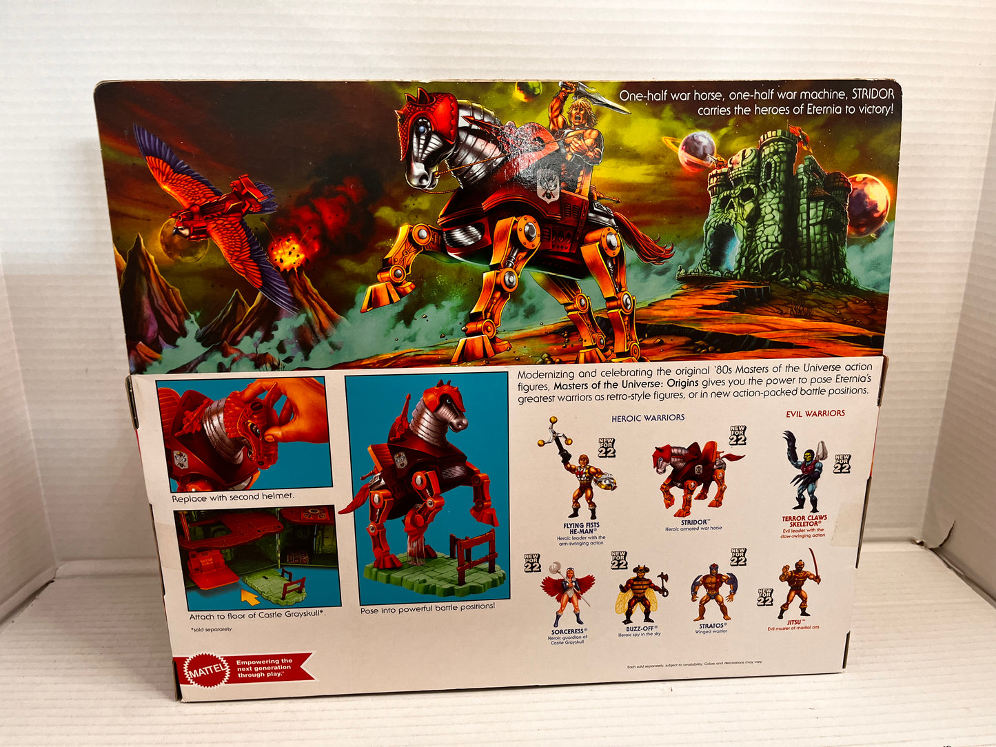 Mattel MOTU Masters Of The Universe Stridor Action Figure - New Sealed