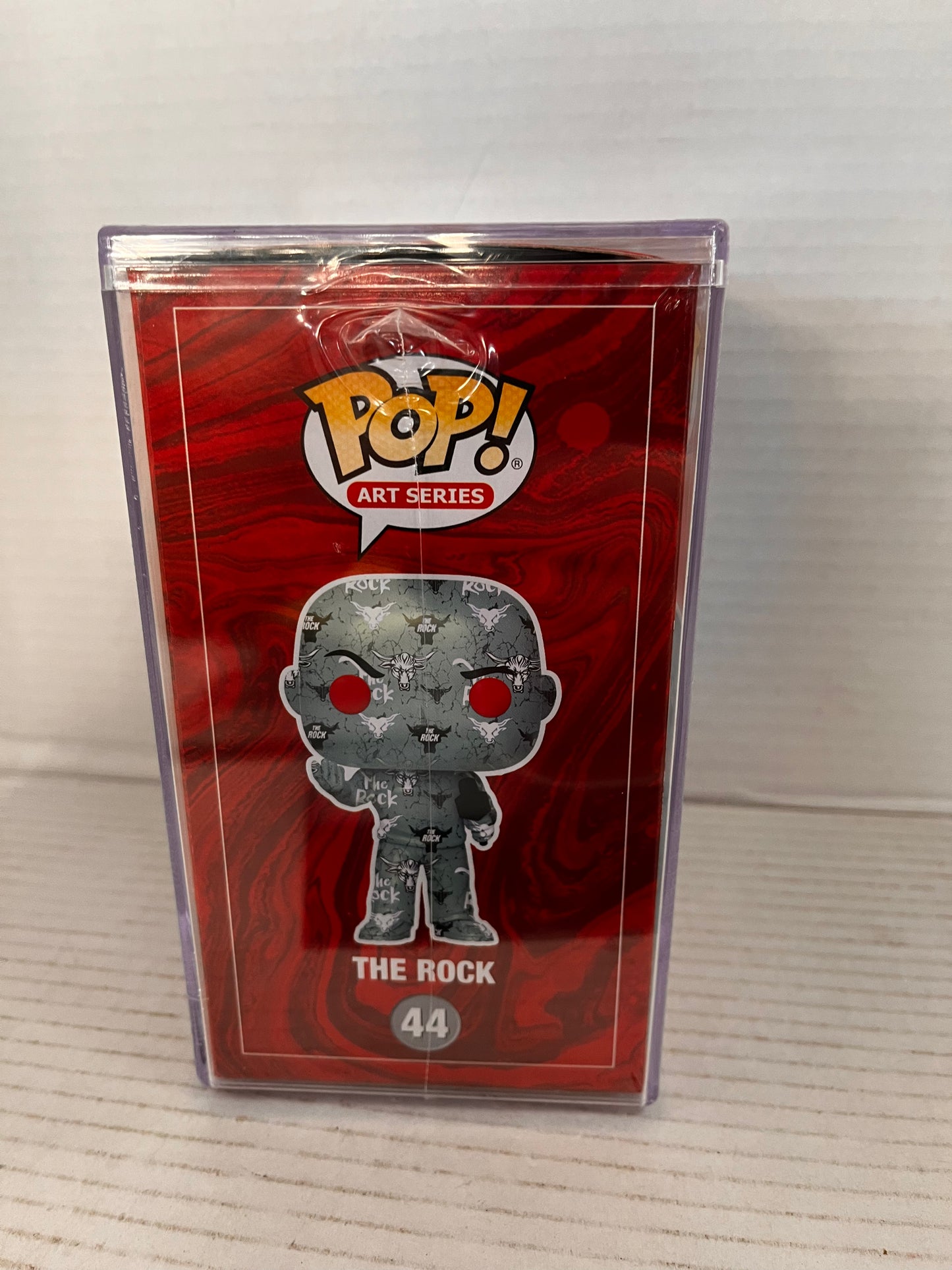Funko Pop! WWE The Rock #44 Artist Series Vinyl Figure in Case