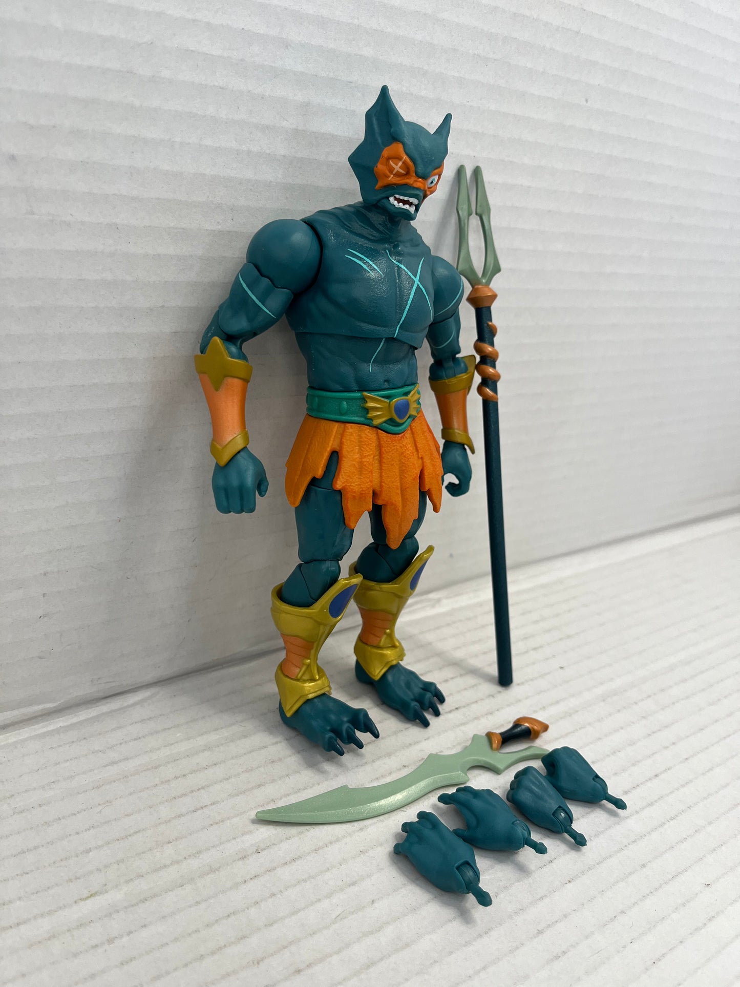Mattel Masters of the Universe Masterverse Revelation Mer-Man 7" Figure Complete