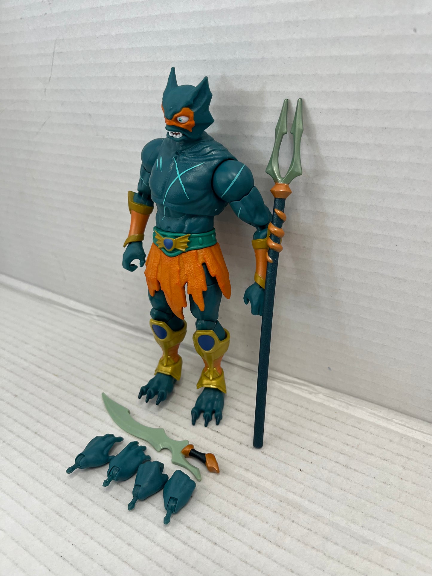 Mattel Masters of the Universe Masterverse Revelation Mer-Man 7" Figure Complete